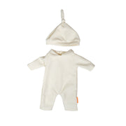 Beige Pajamas With Hat 15"