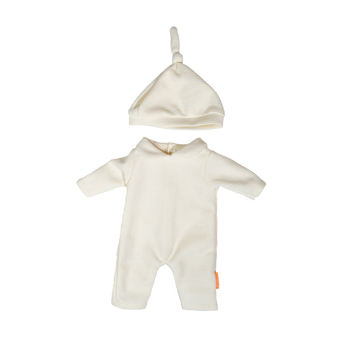 Beige Pajamas With Hat 15"