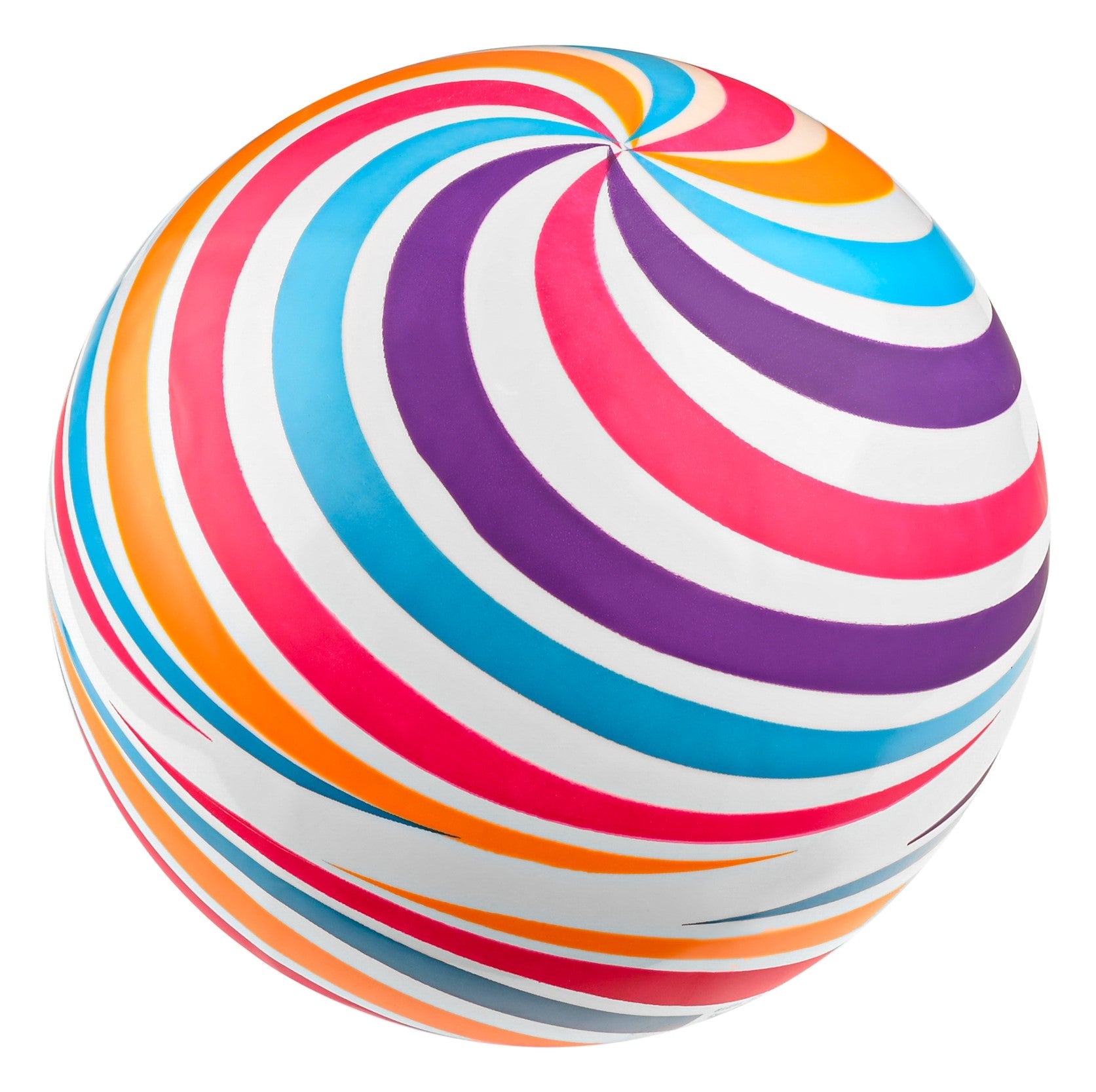 8.5" Rainbow Swirl Balls - Set Of 6