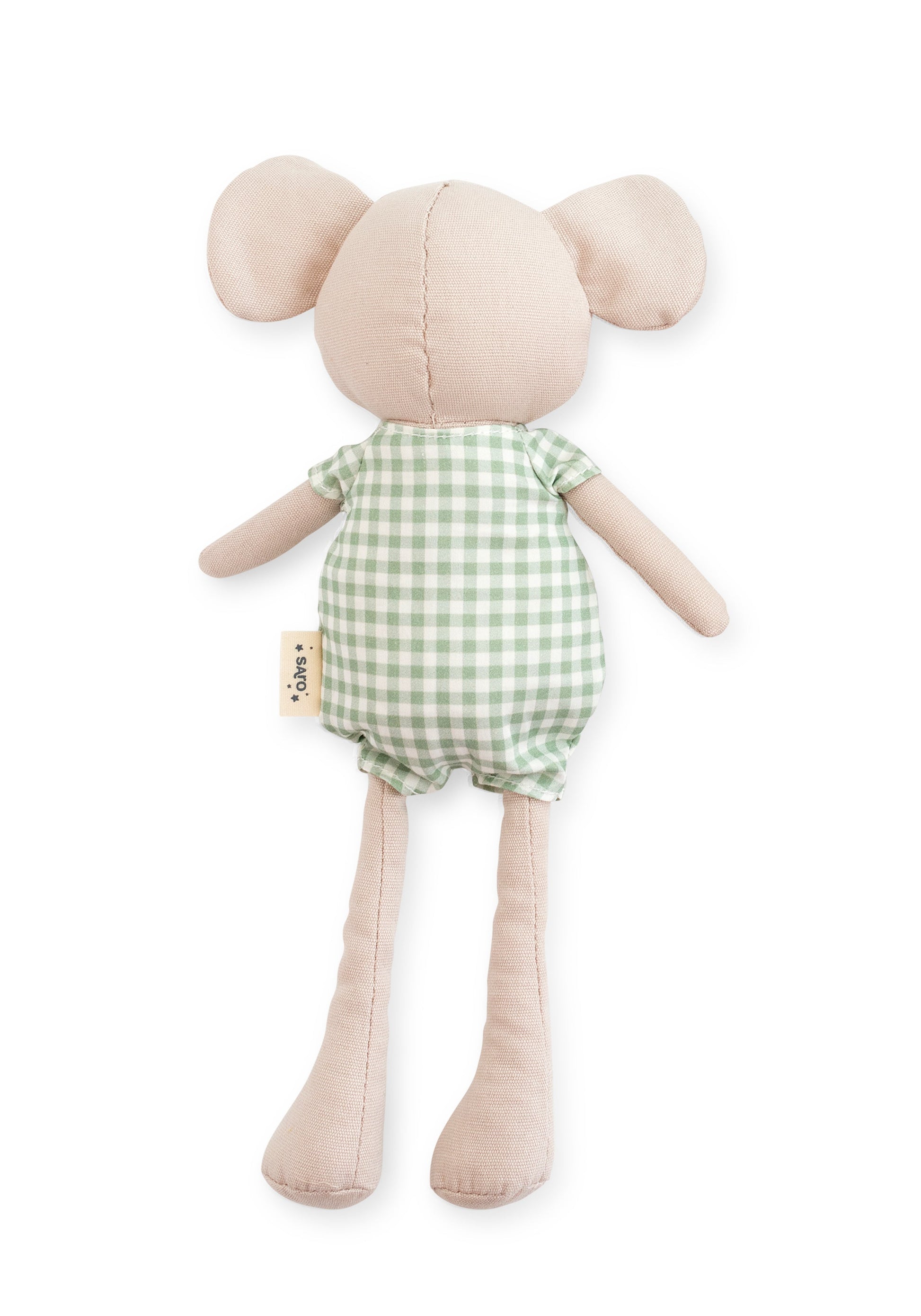 “Spring Cottage” Mousie Ragdoll - Green Vichy