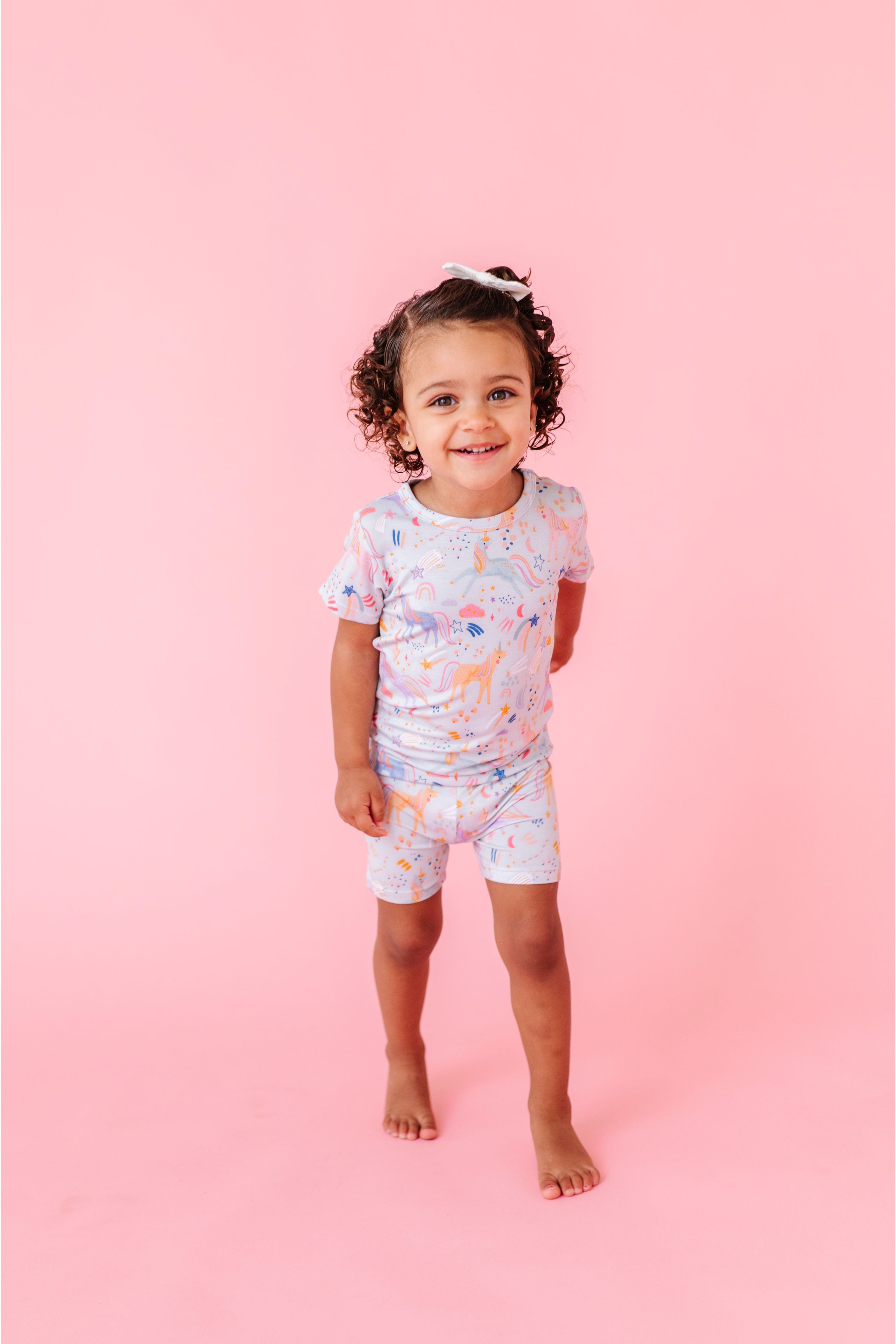 Pajama Short Set - Estelle Unicorn