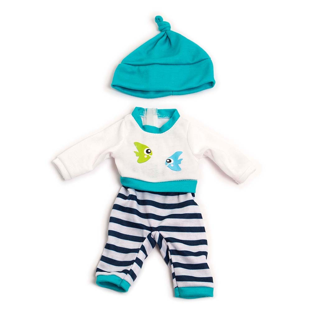 Cold Weather Turquoise Pajamas 12 5/8”