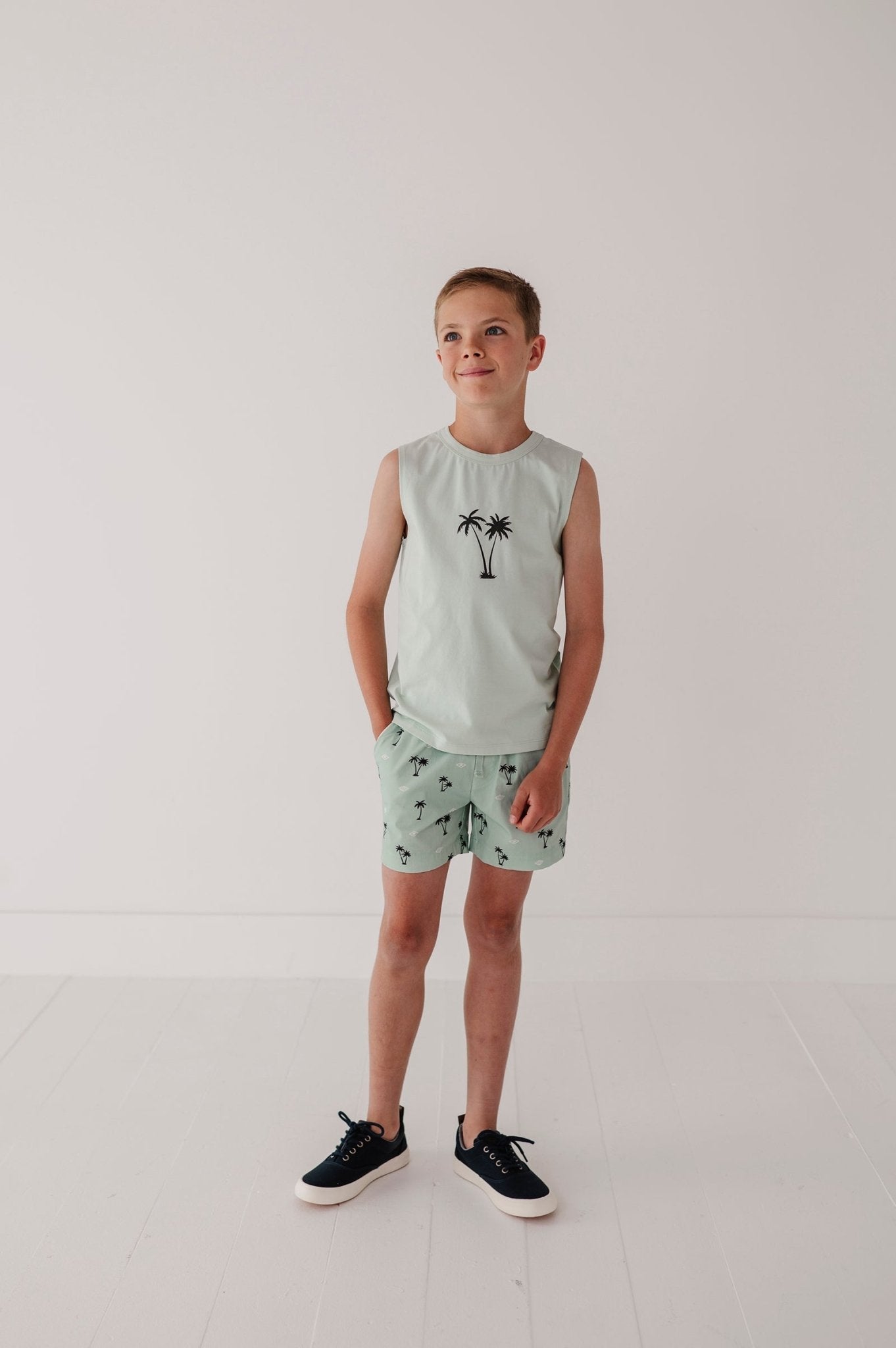 Boy's Twill Beach Shorts