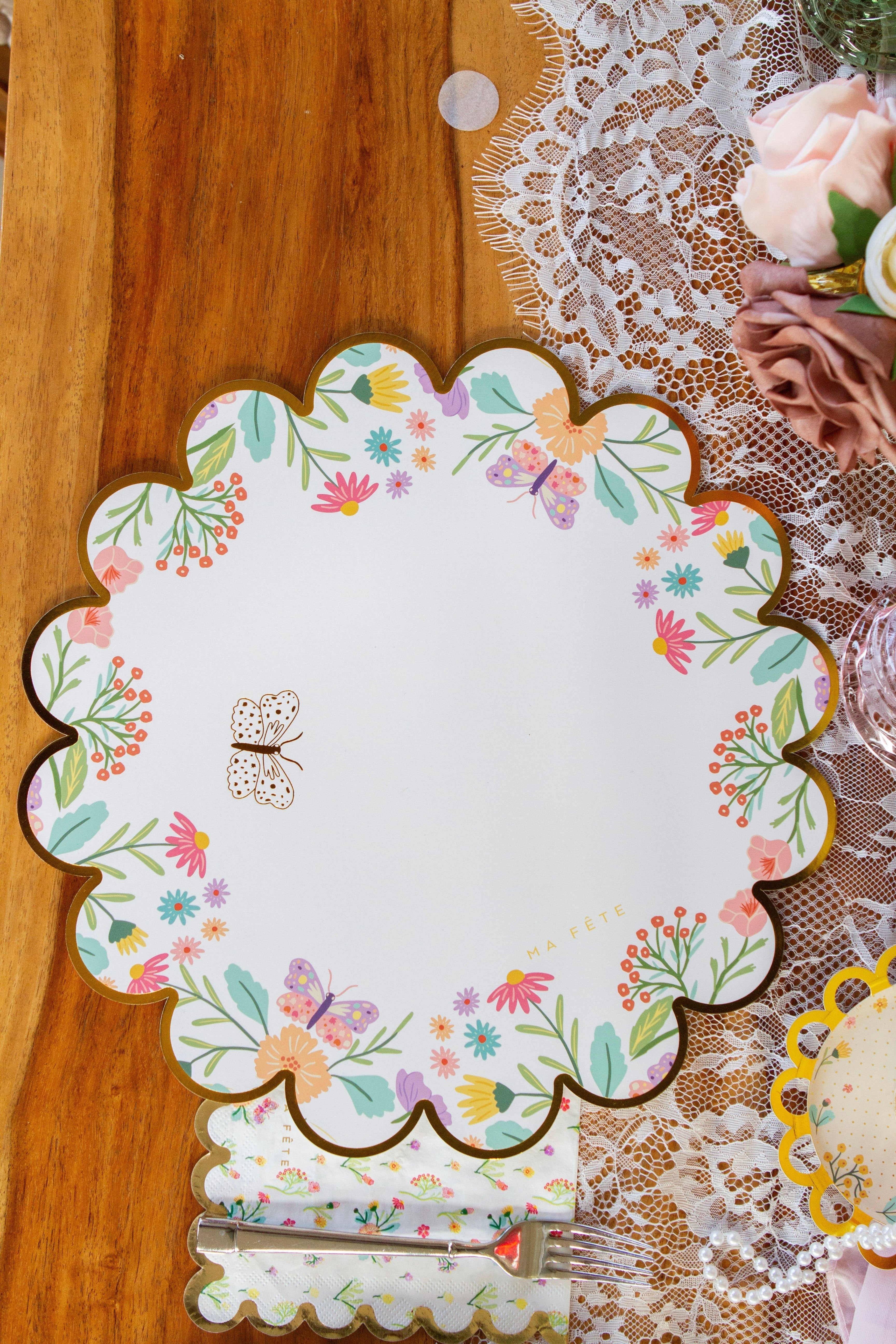 Tea Party Paper Placemats (8)