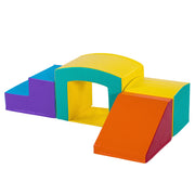 Square Tunnel Soft Play Set  - Toddler Climbing Toys - (4pc Set)
