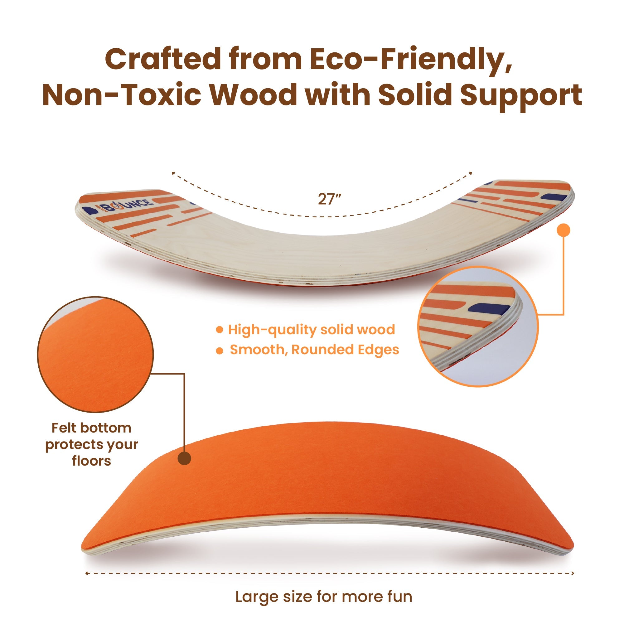 Balance Board For Kids & Adults