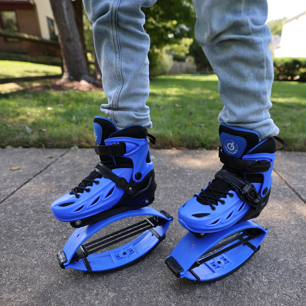 Jumping Shoes For Kids - Blue - New & Improved