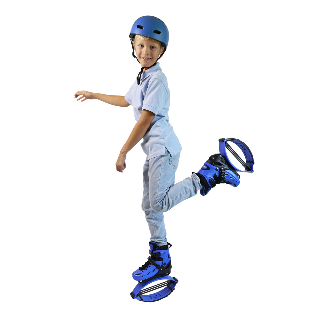 Jumping Shoes For Kids - Blue - New & Improved