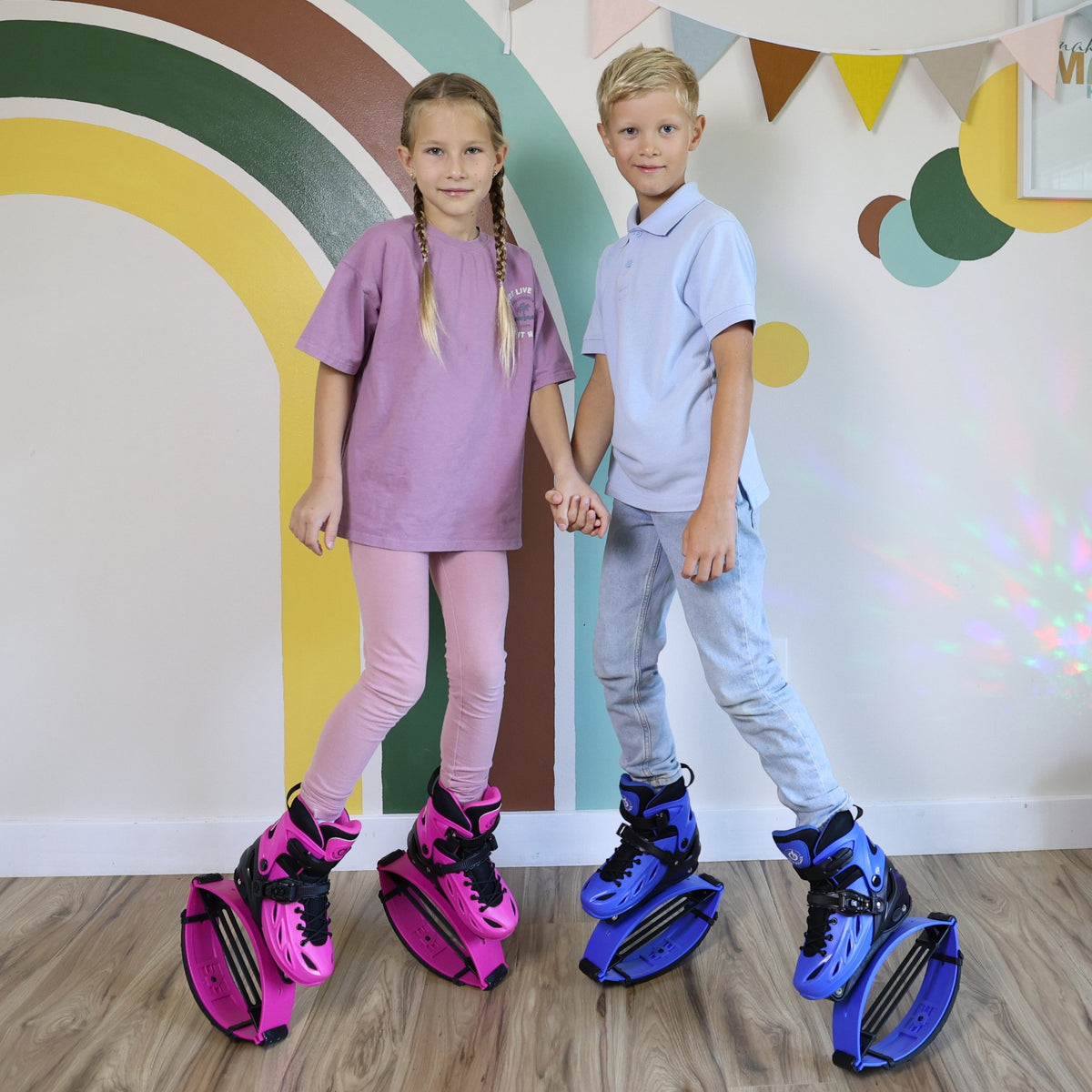 Jumping Shoes For Kids - Blue - New & Improved