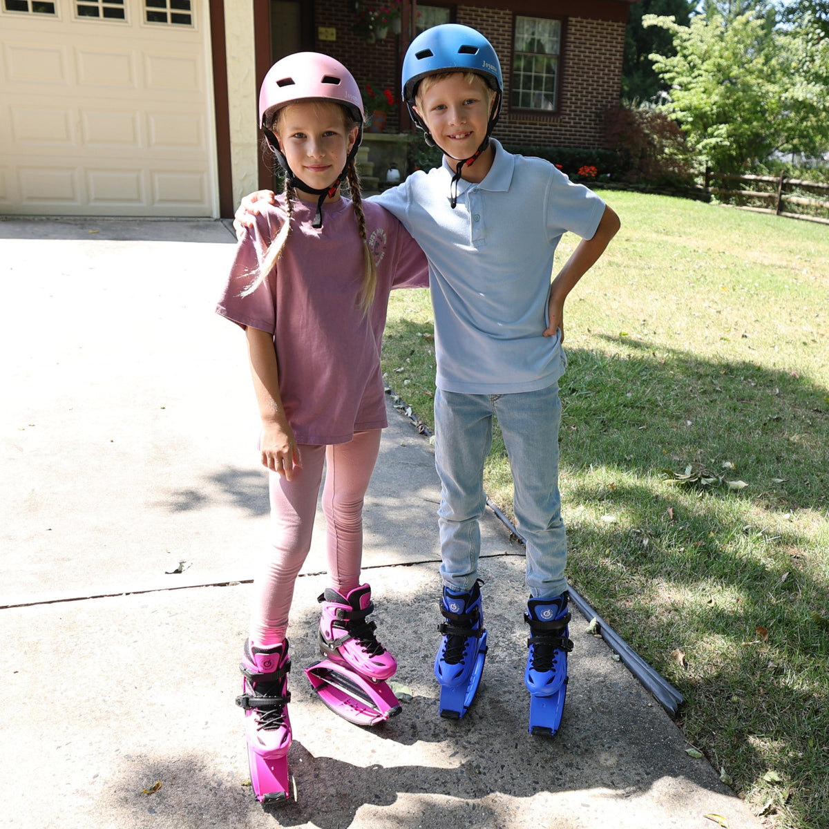 Jumping Shoes For Kids - Blue - New & Improved