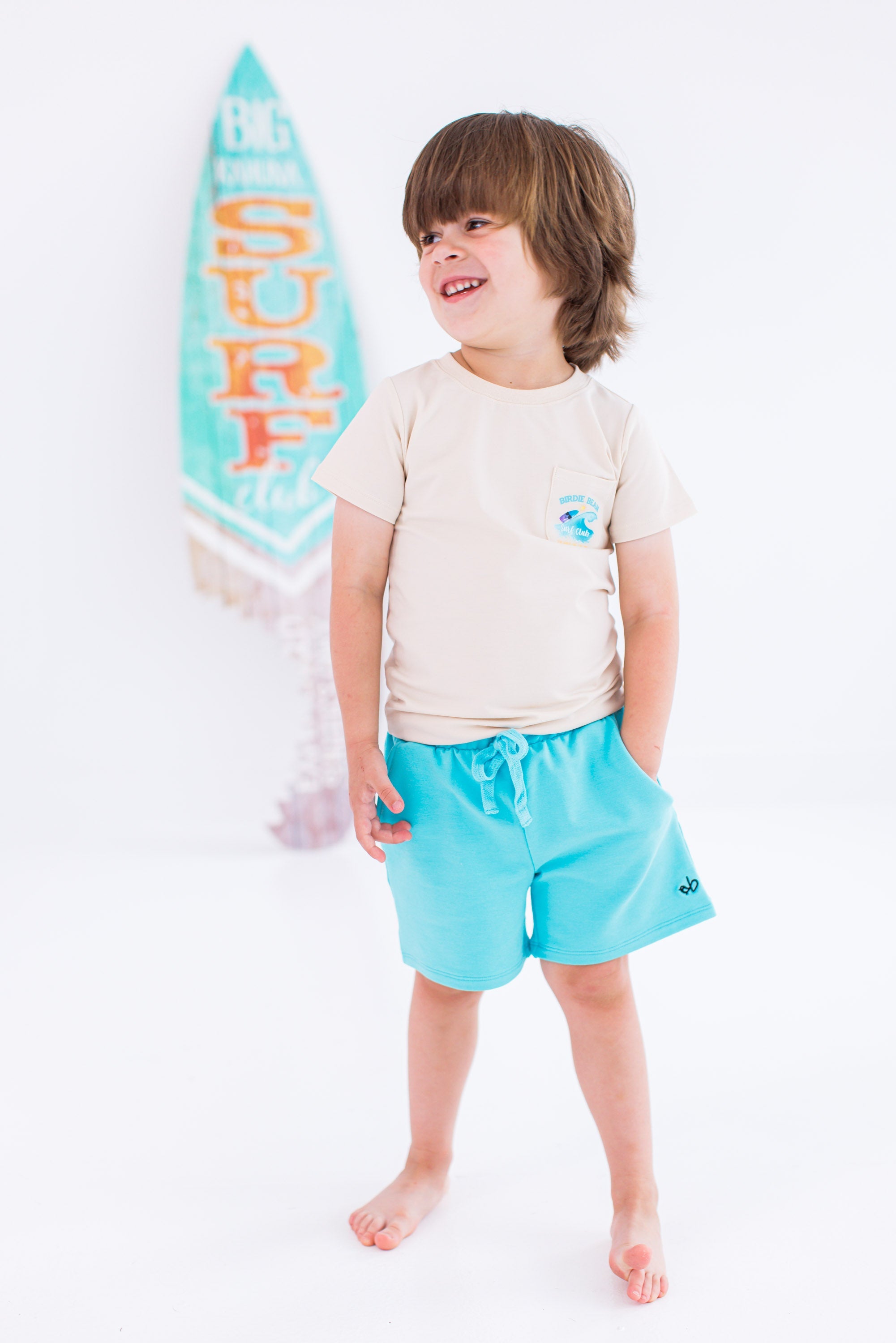 Lagoon Bamboo/cotton Shorts