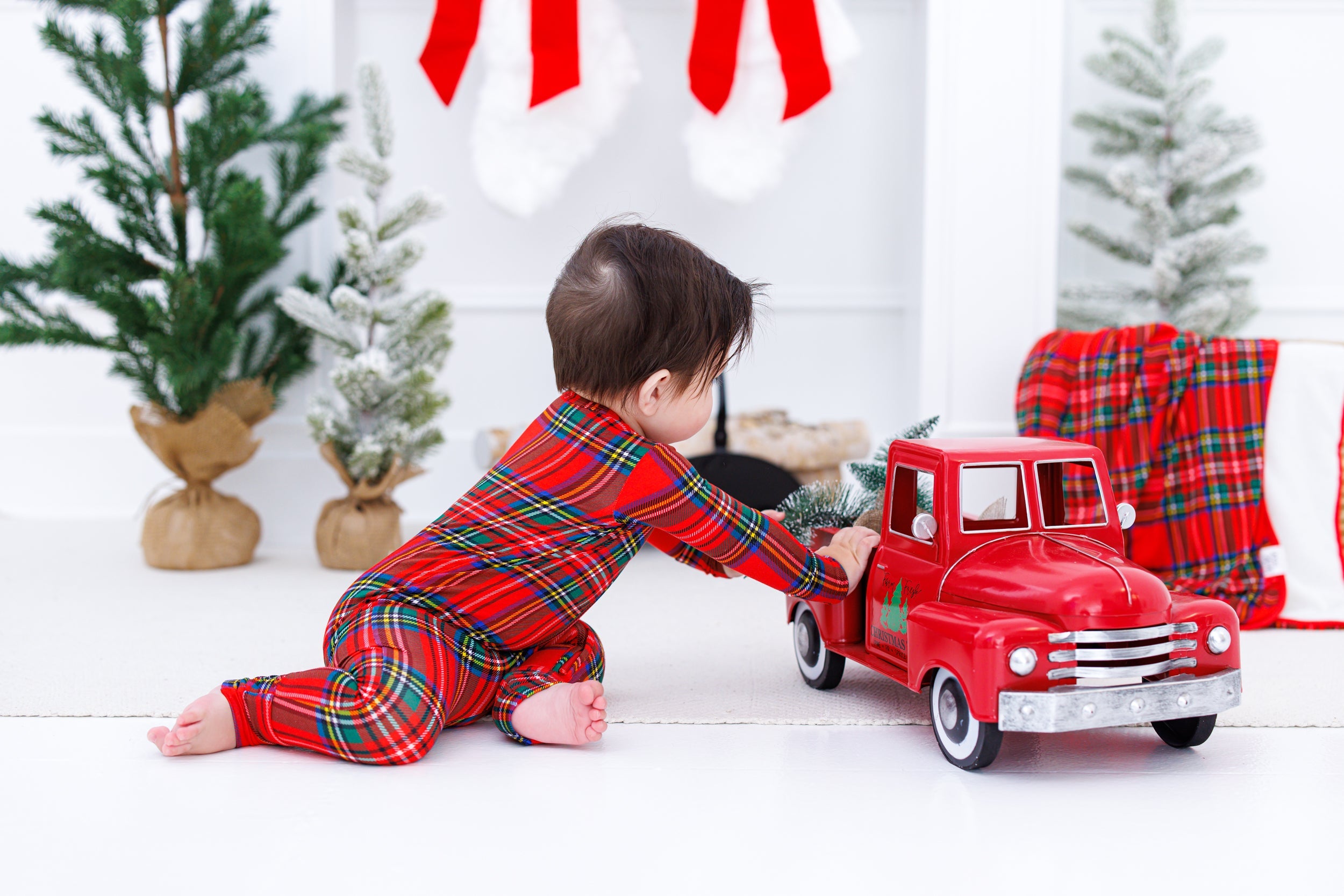 Tartan Plaid Convertible Romper