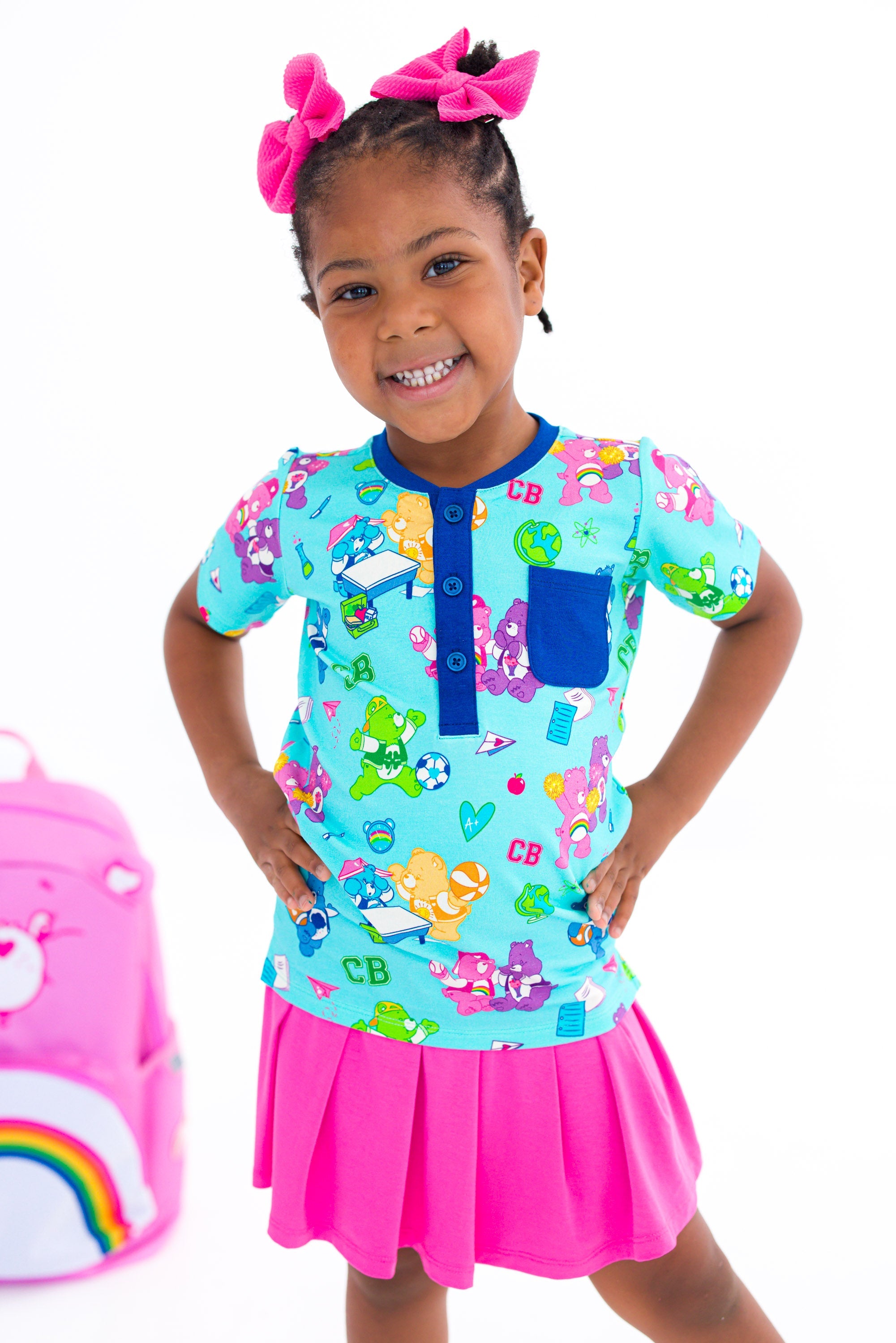 Care Bears™ Back To School Henley T- Shirt