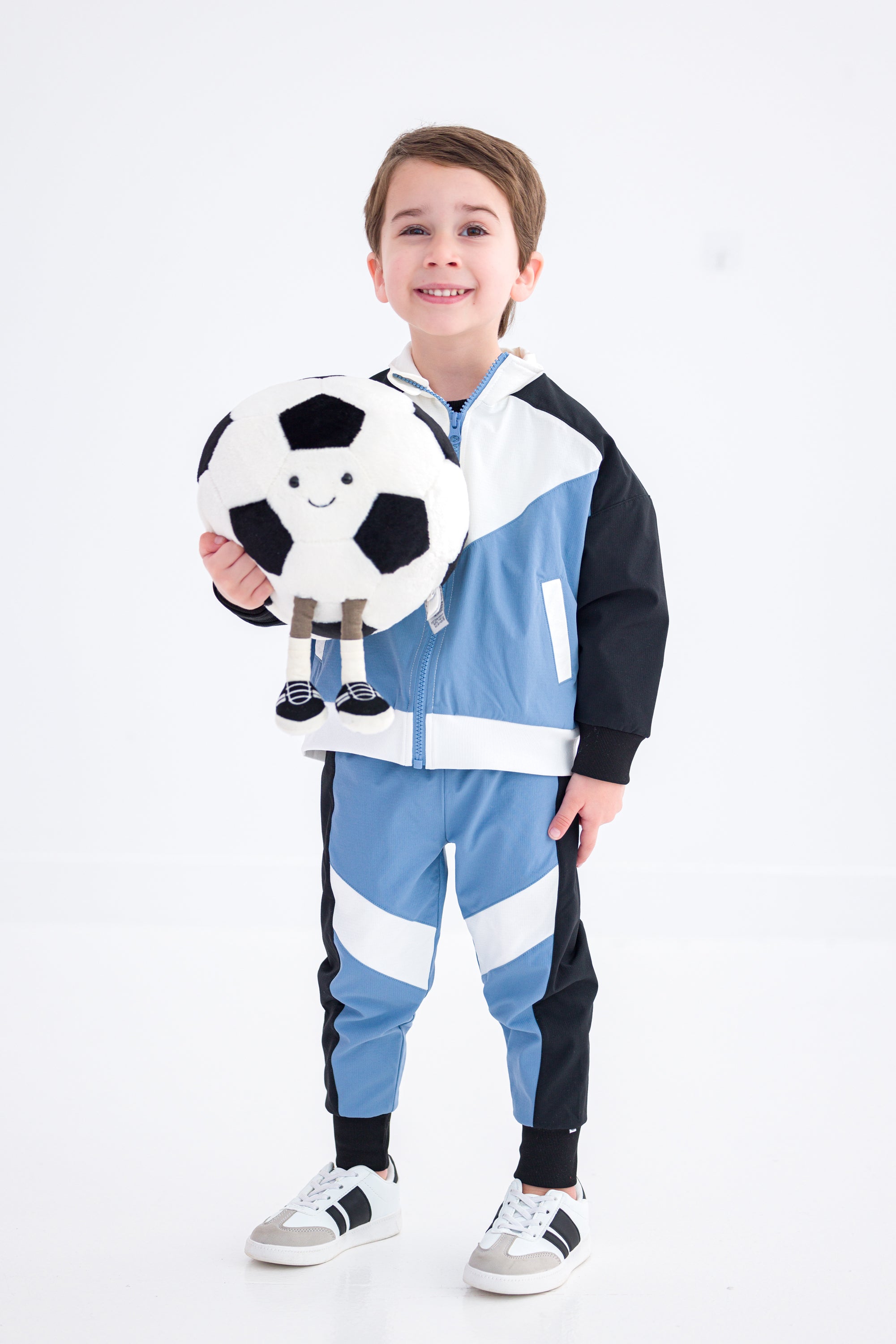 Dusty Blue Windbreaker Set