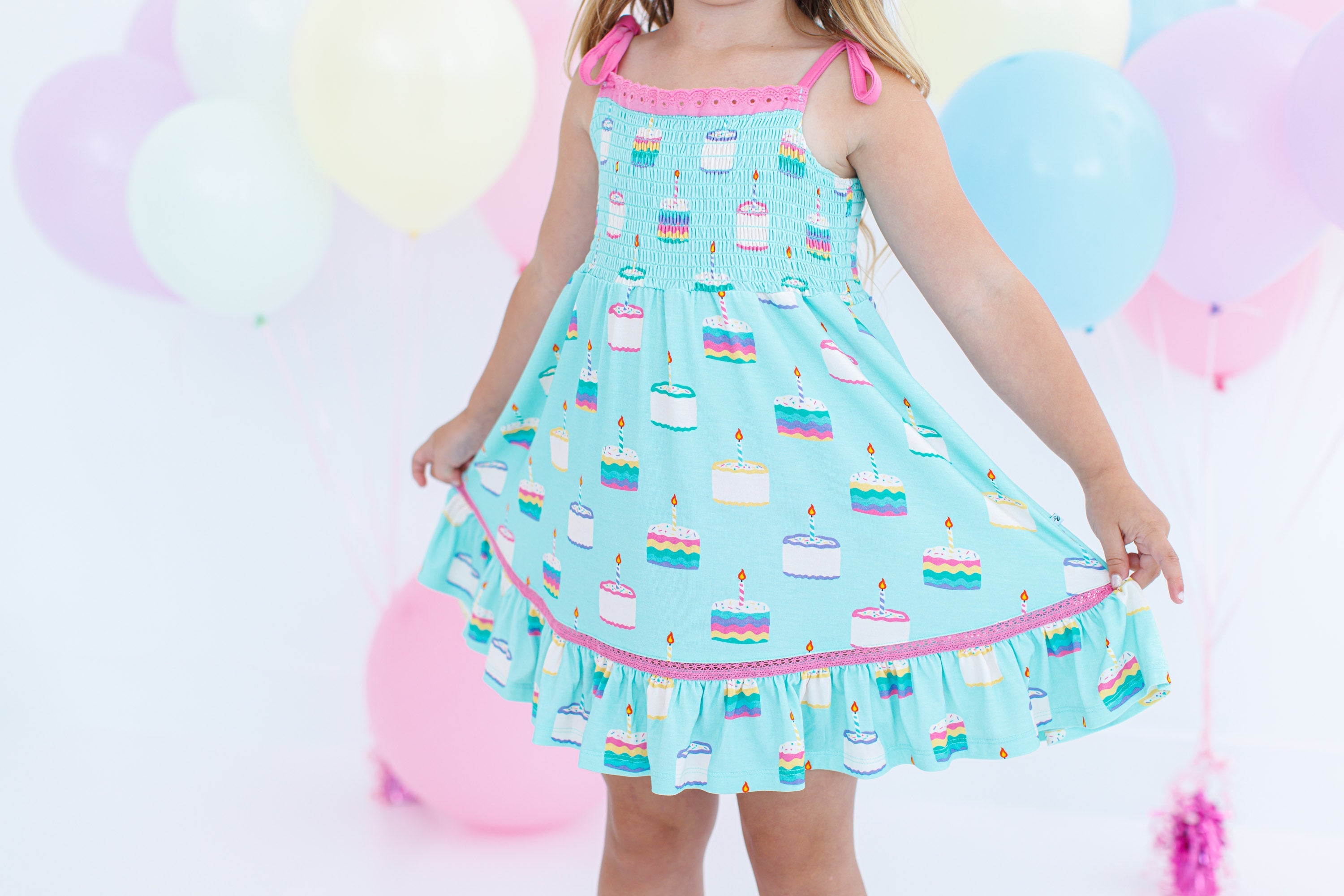 Harlow Smocked Birdie Dress