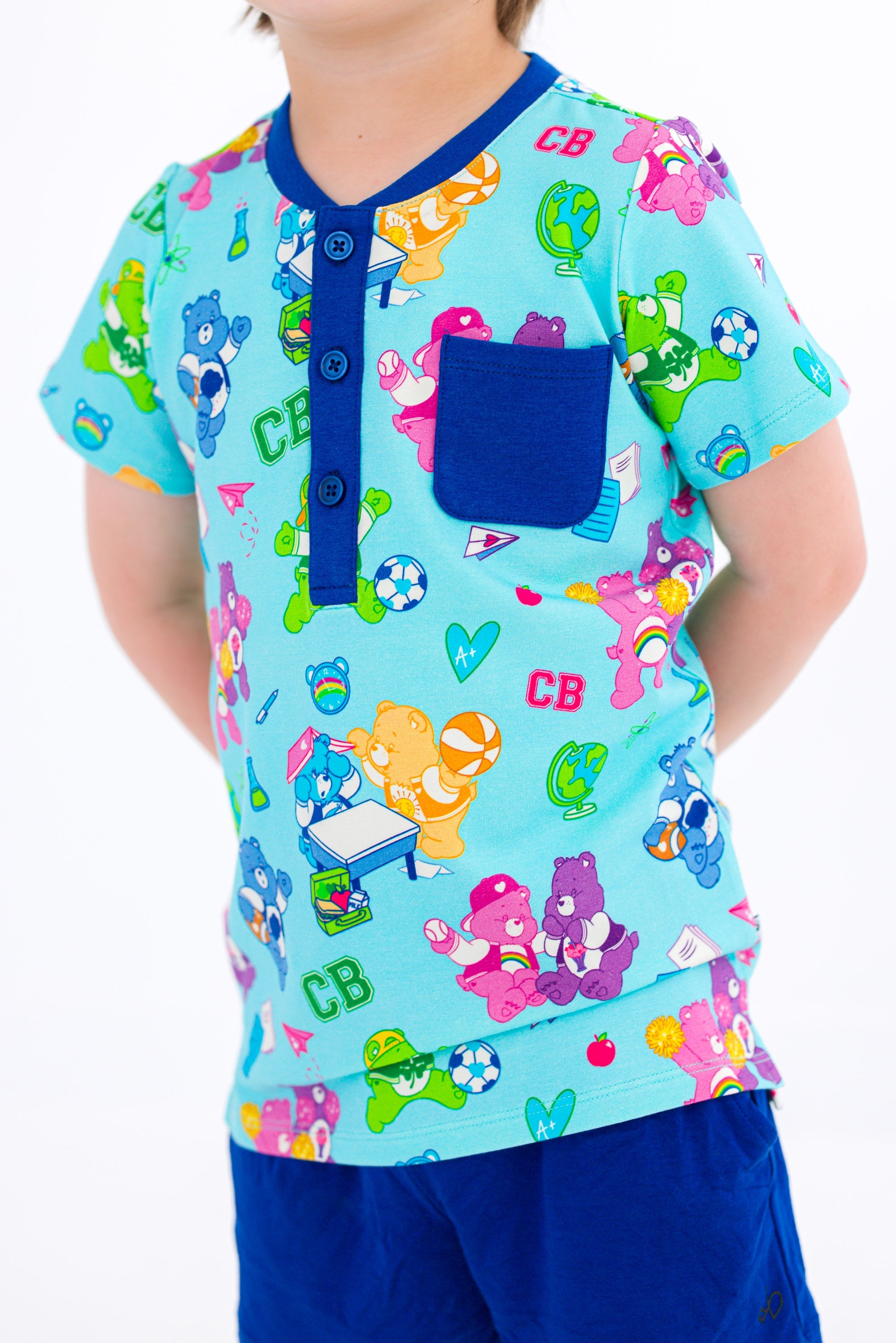 Care Bears™ Back To School Henley T- Shirt