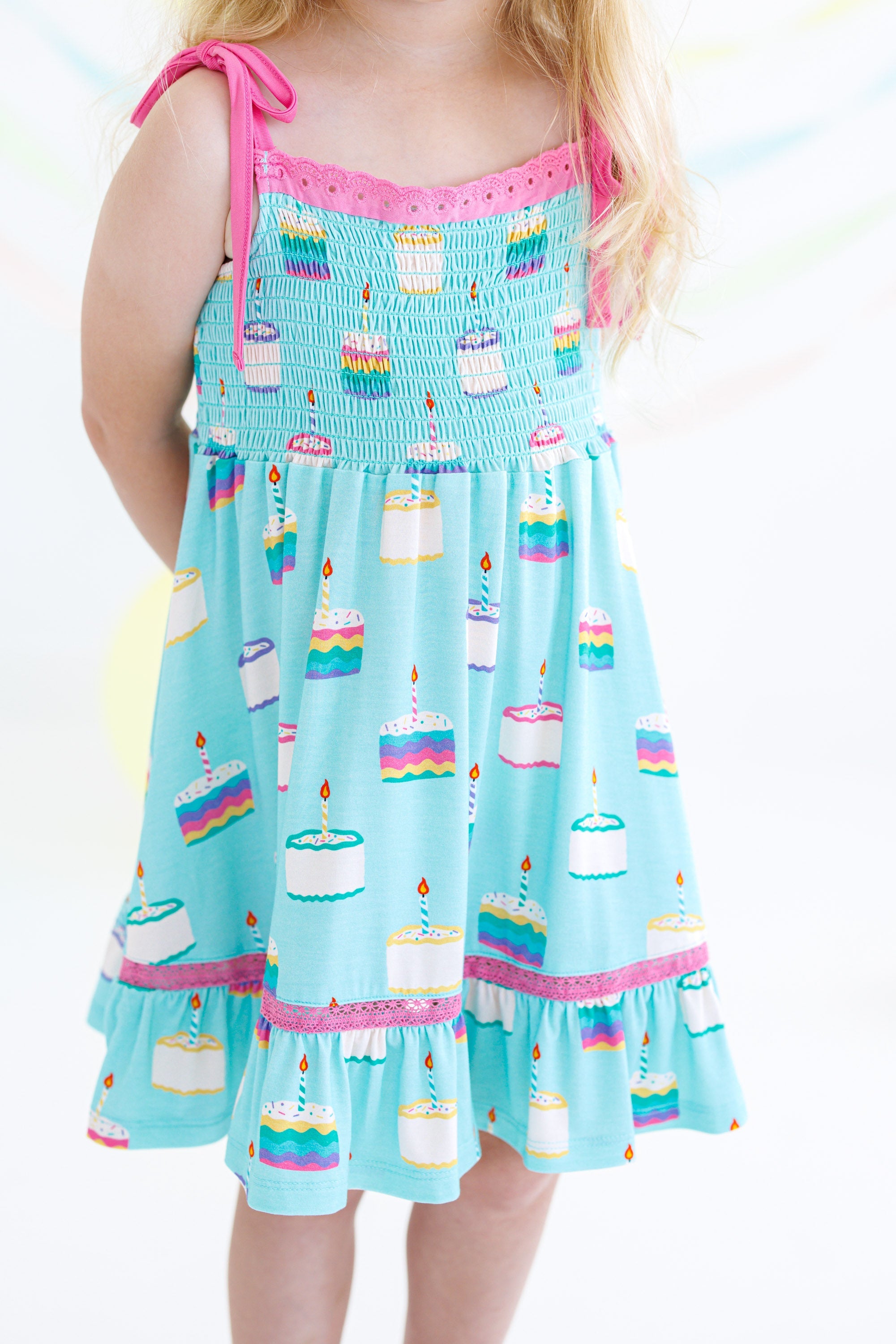 Harlow Smocked Birdie Dress