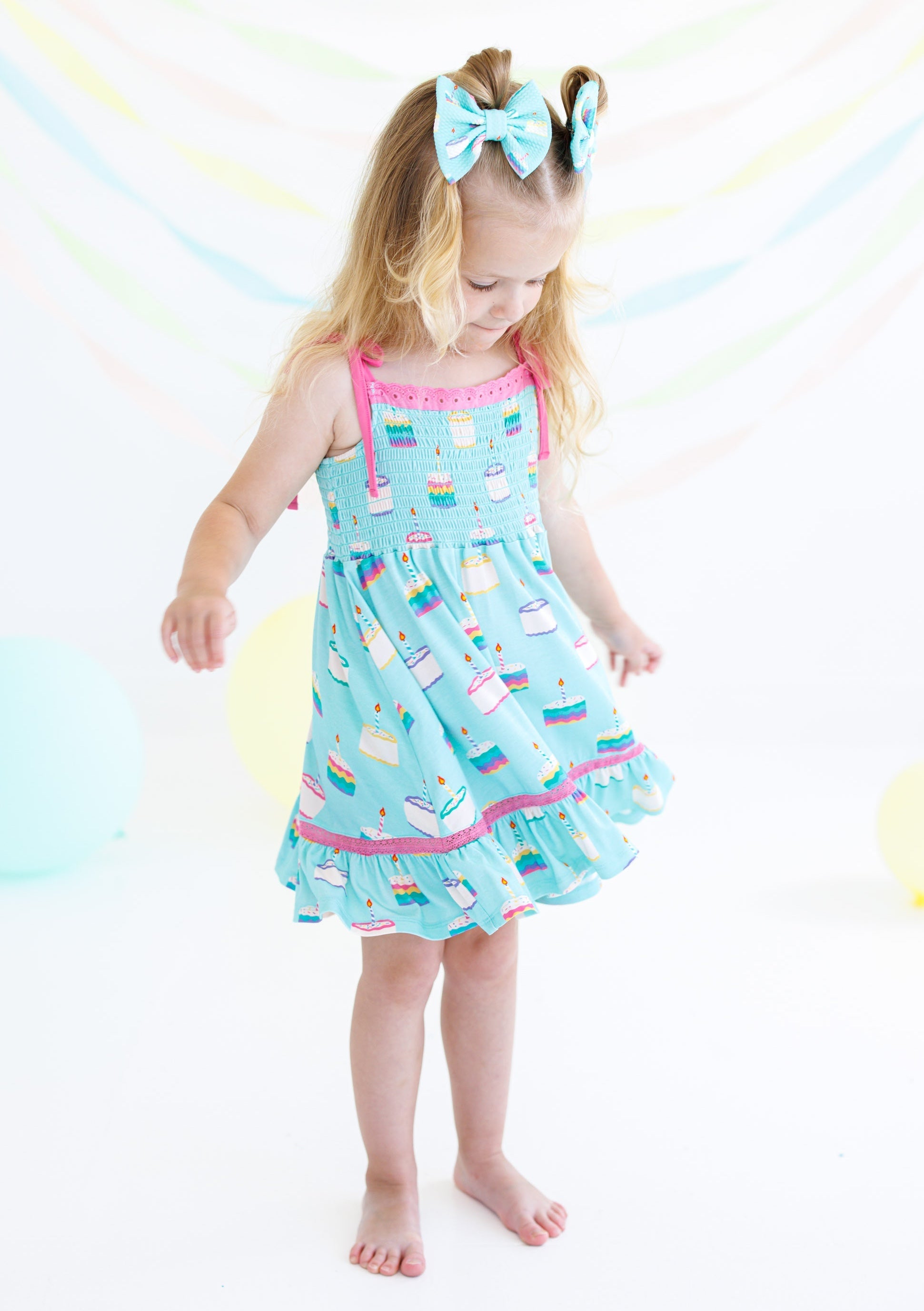 Harlow Smocked Birdie Dress