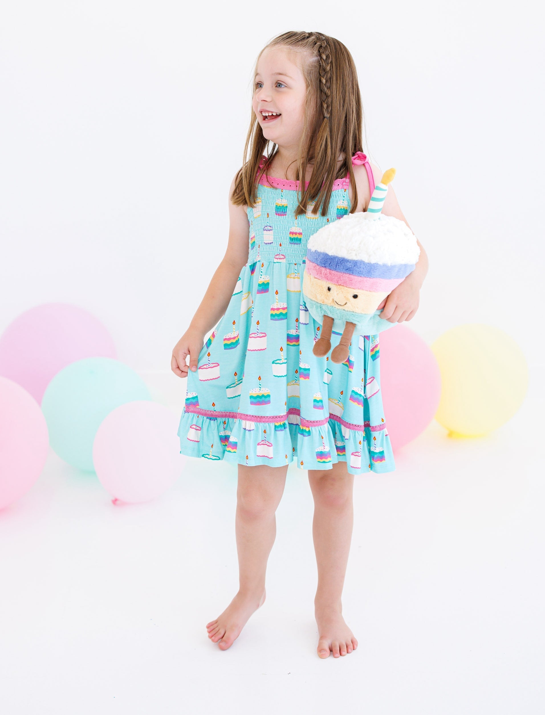 Harlow Smocked Birdie Dress