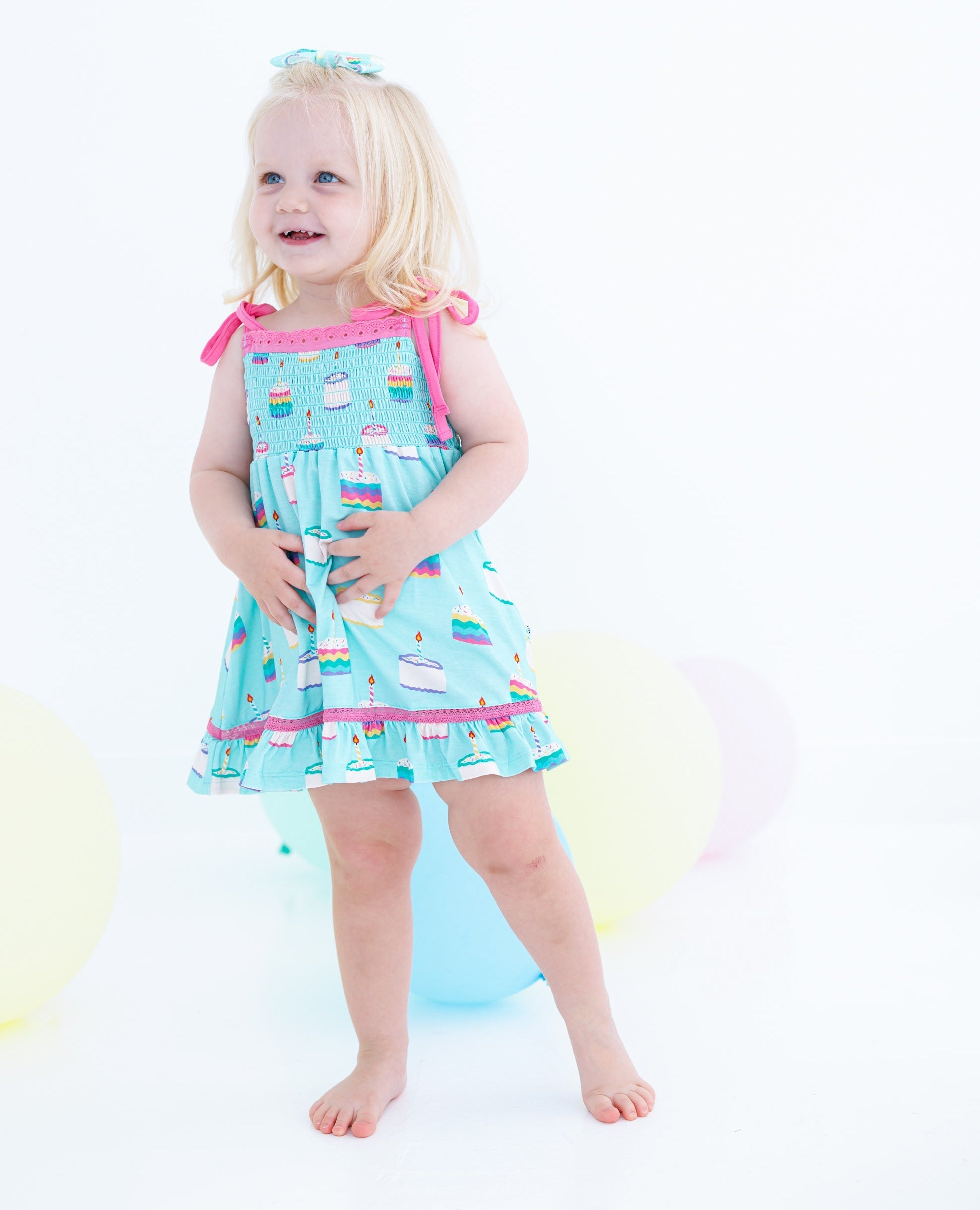 Harlow Smocked Birdie Dress