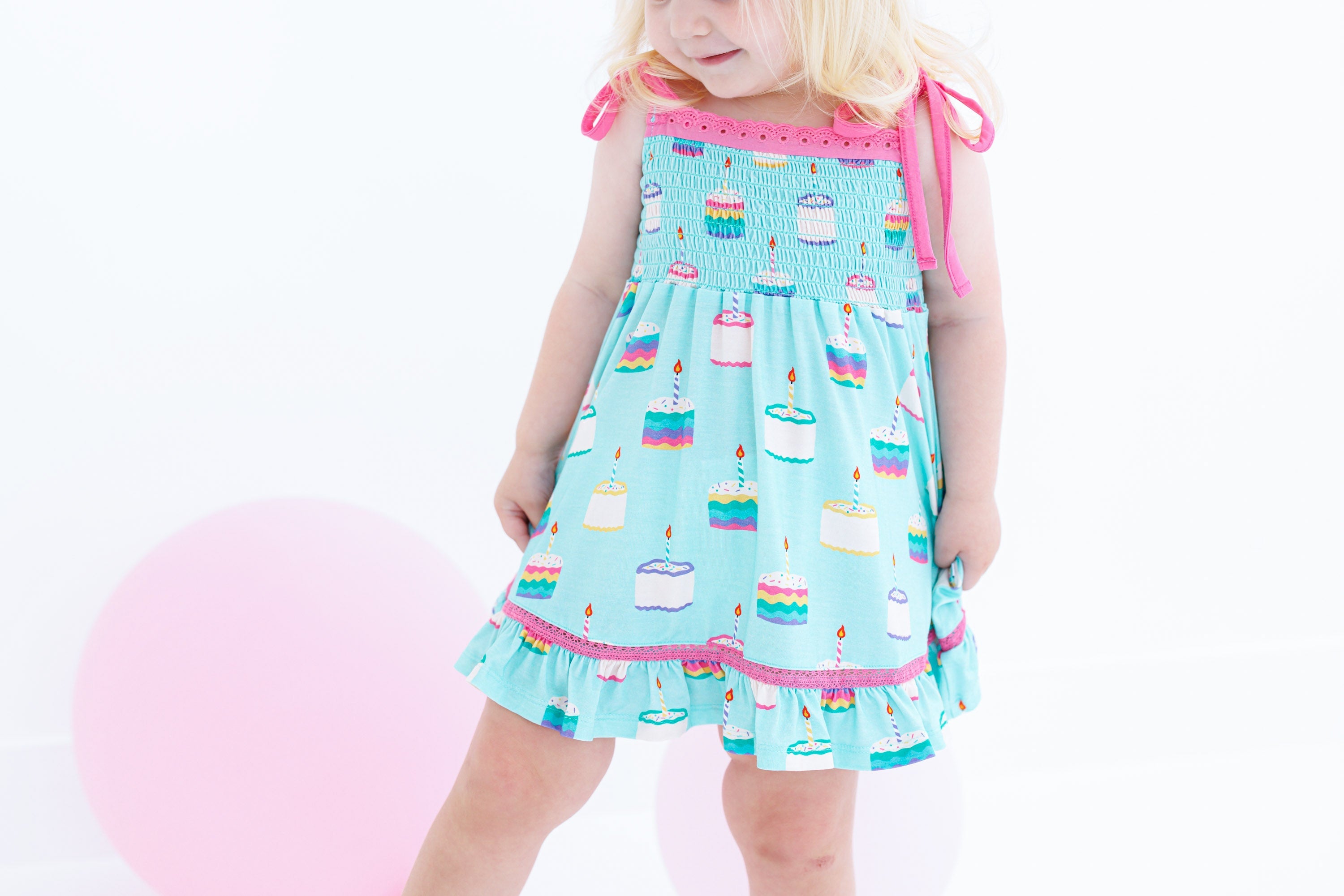 Harlow Smocked Birdie Dress