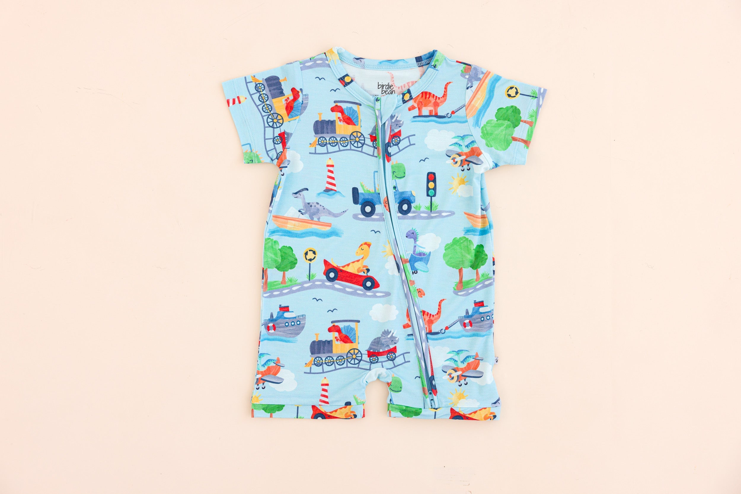 Ziggy Zip Shortie Romper