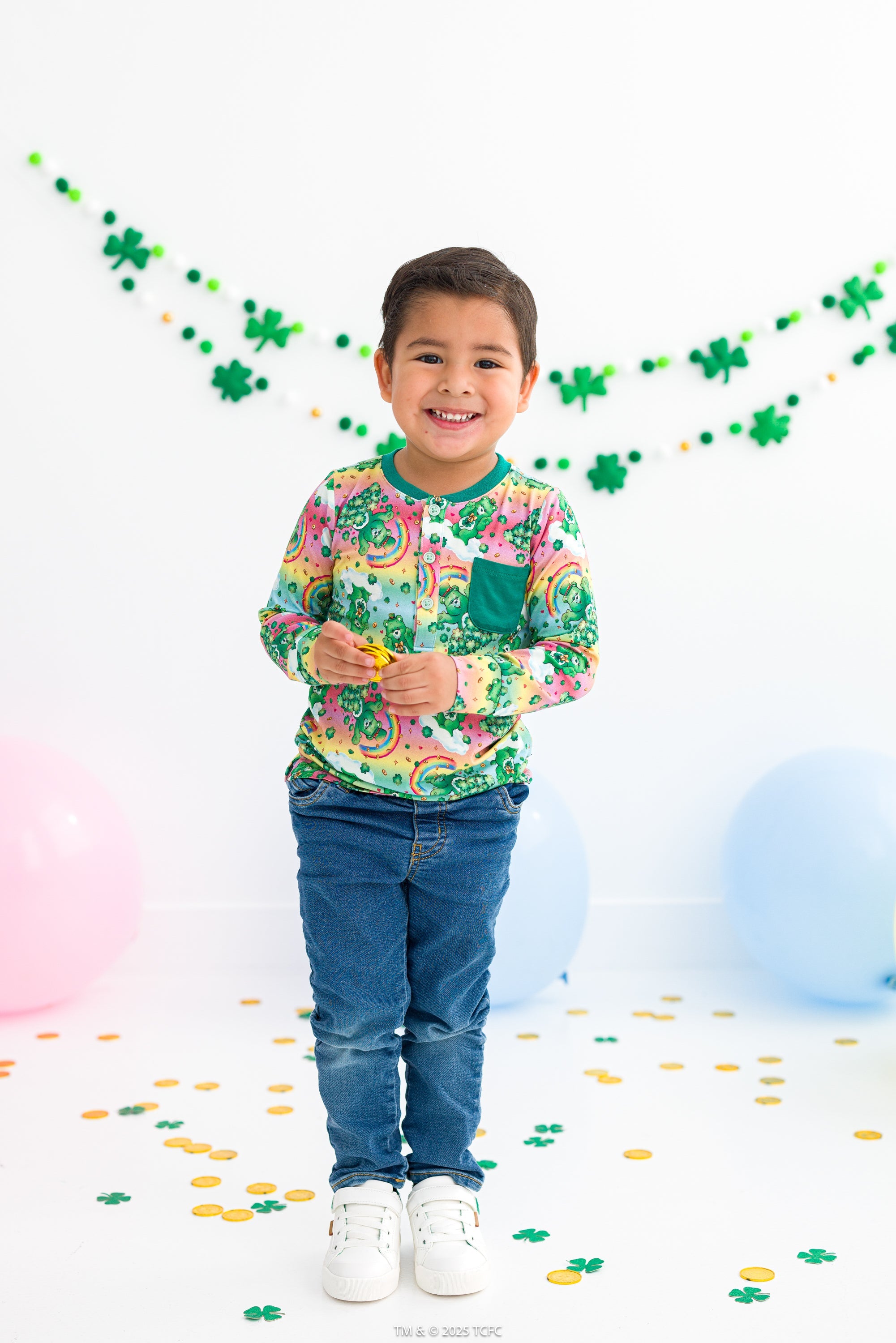 Care Bears™ In My Lucky Era Henley T-shirt