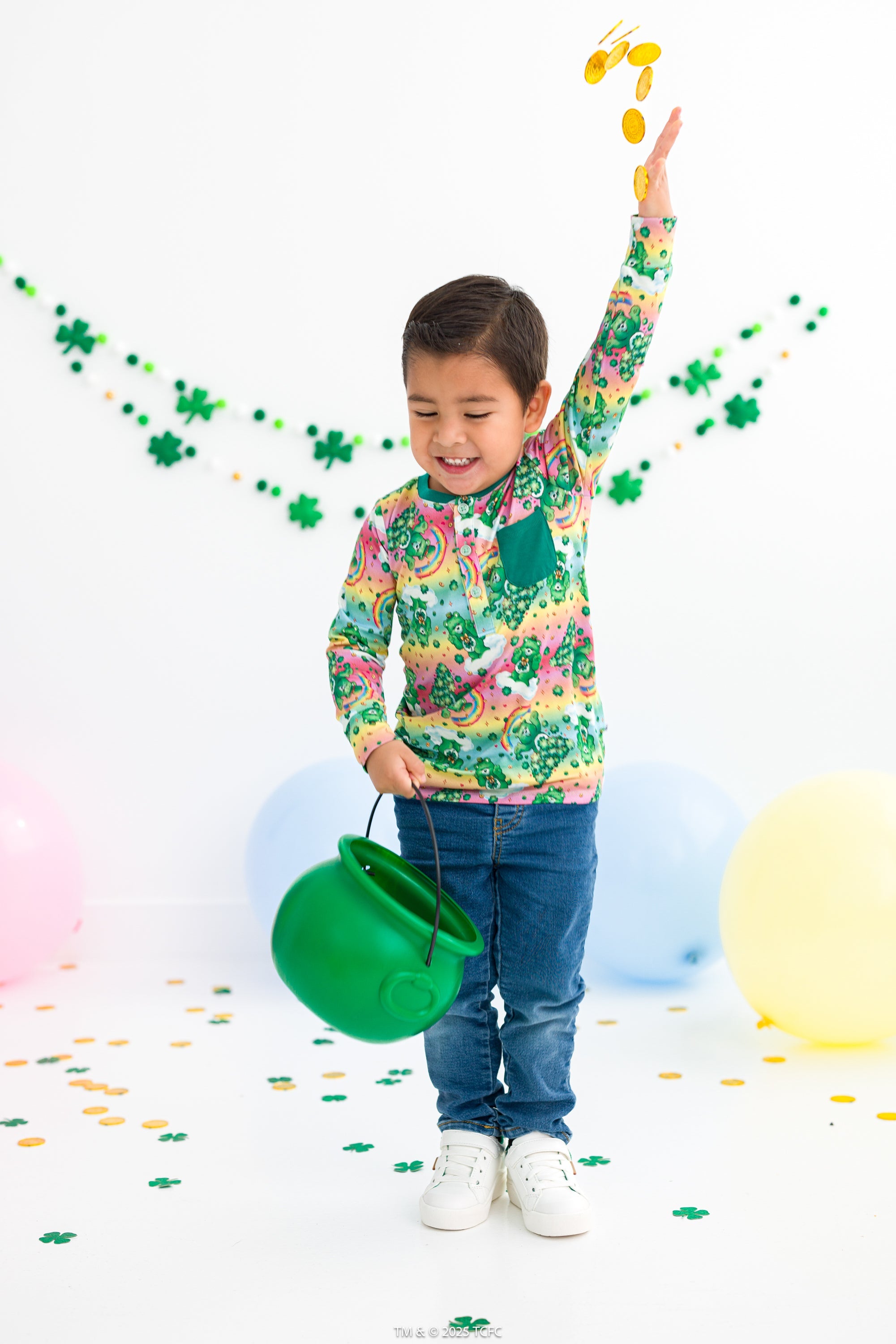 Care Bears™ In My Lucky Era Henley T-shirt