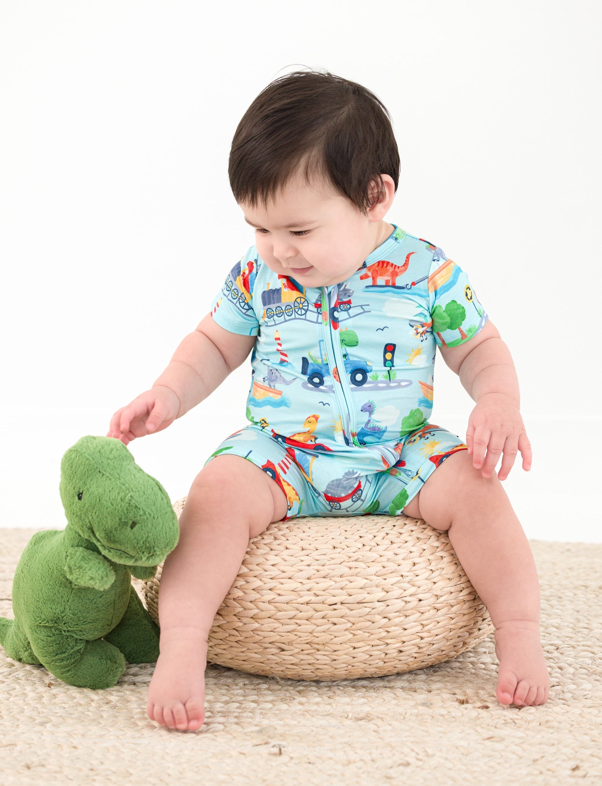 Ziggy Zip Shortie Romper