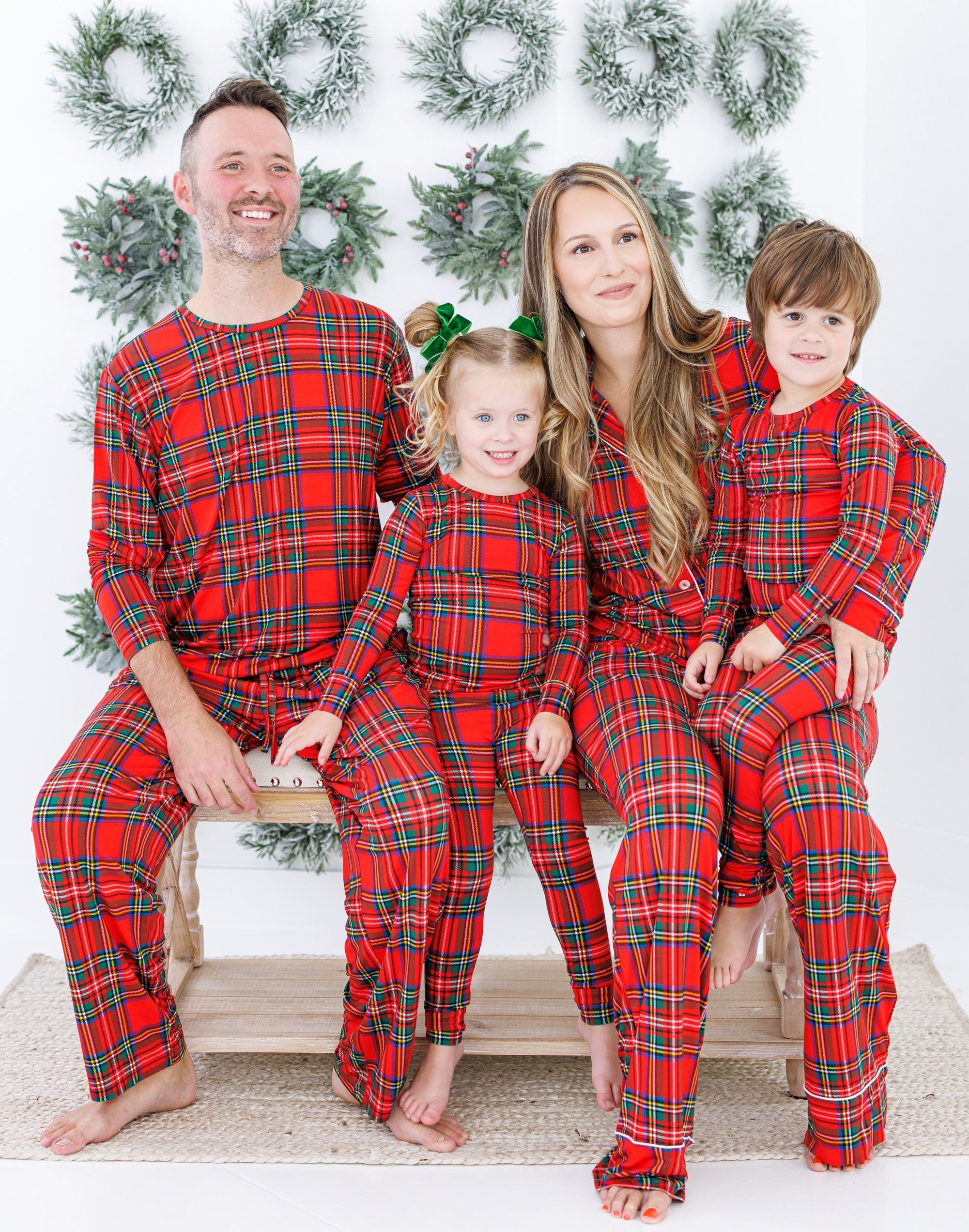 Tartan Plaid Men's Lounge Set