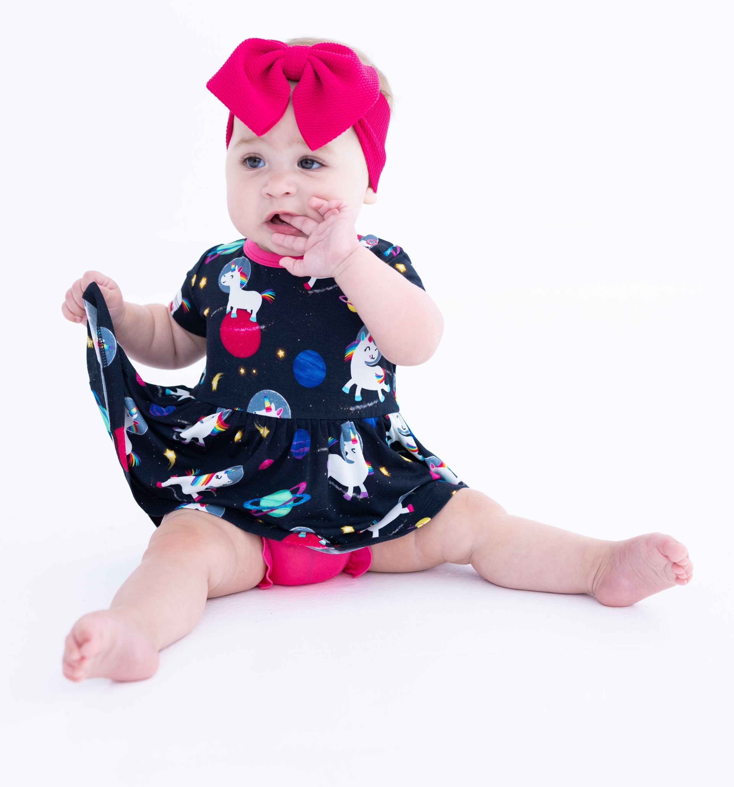 Luna Birdie Peplum Set