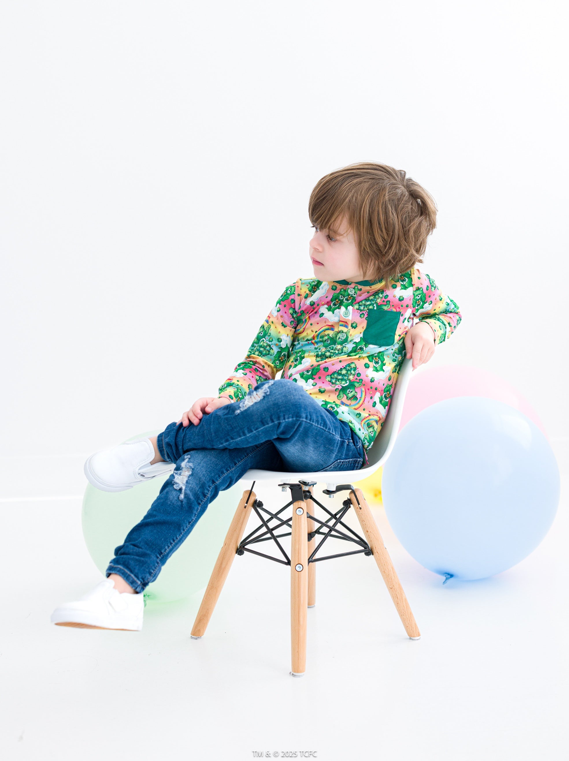 Care Bears™ In My Lucky Era Henley T-shirt