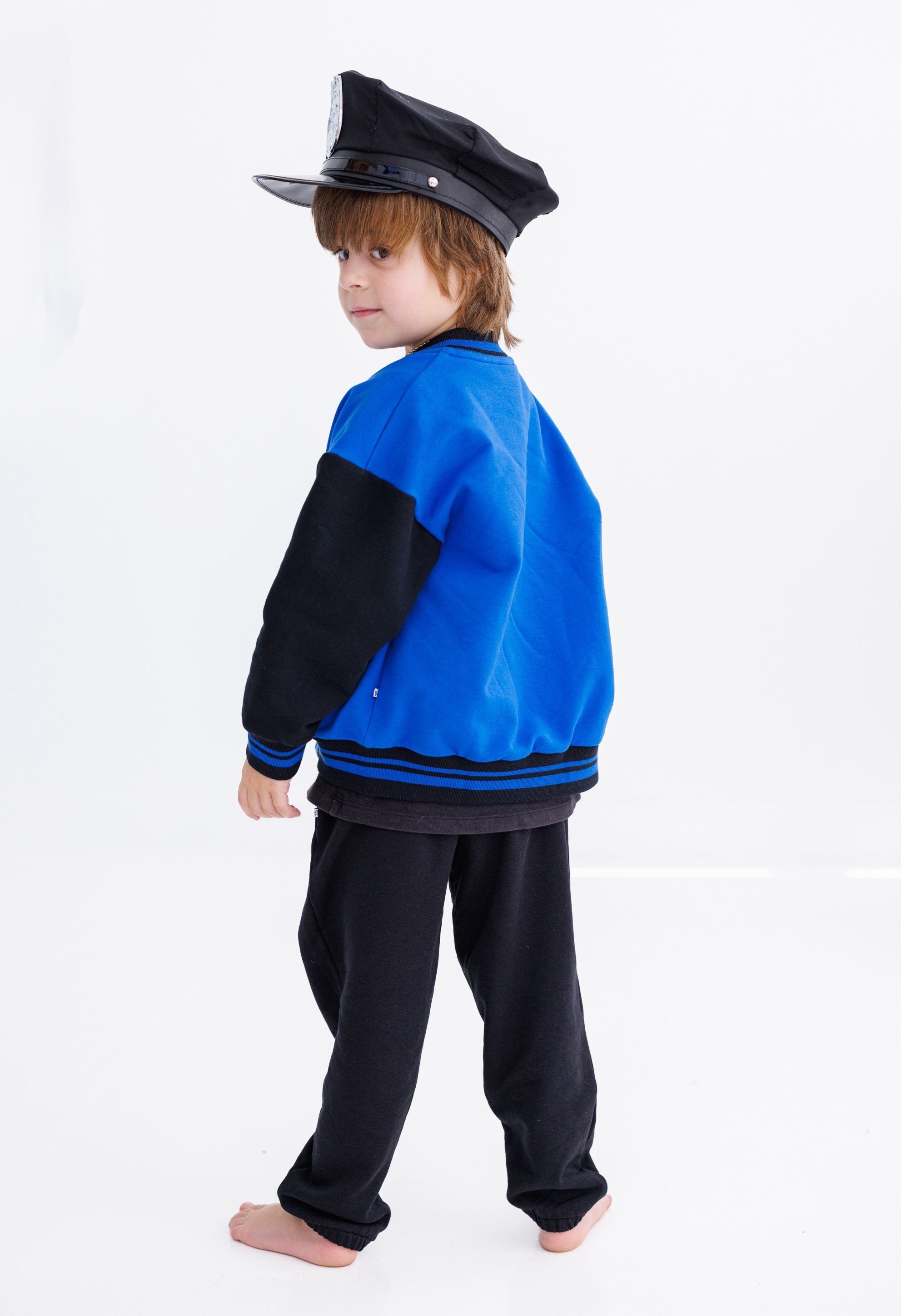 Blue And Black Varsity Jacket