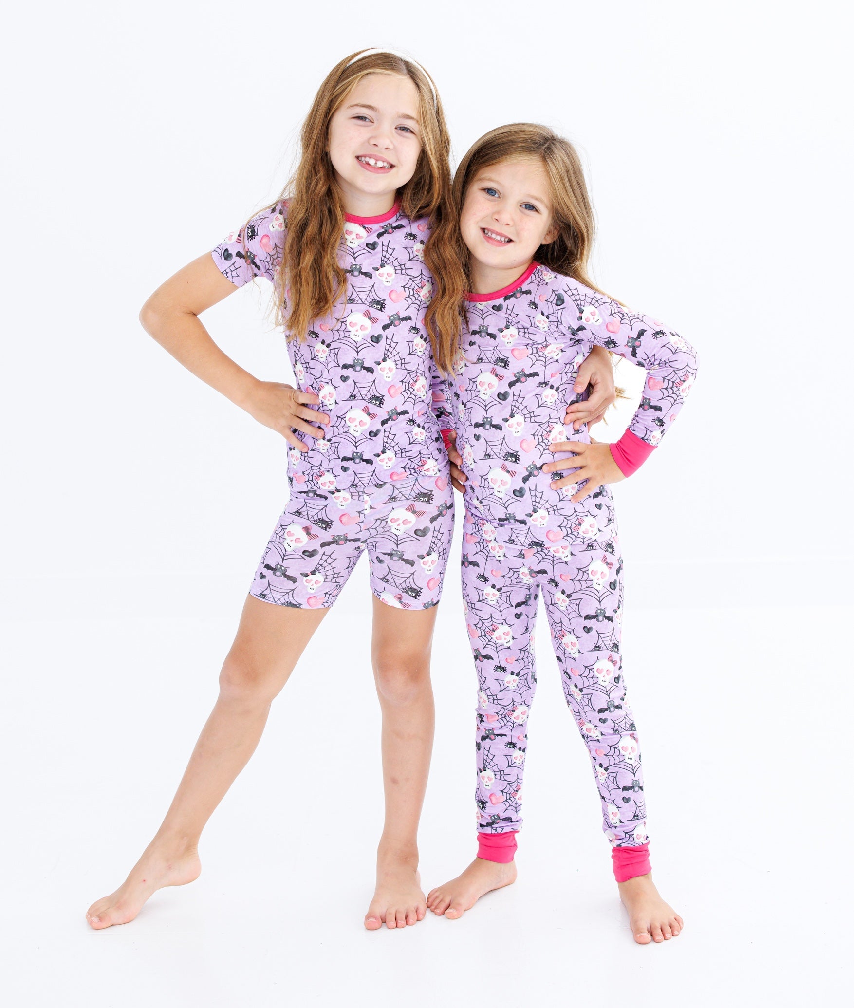 Carrie 2-piece Glow-in-the-dark Pajamas: Short