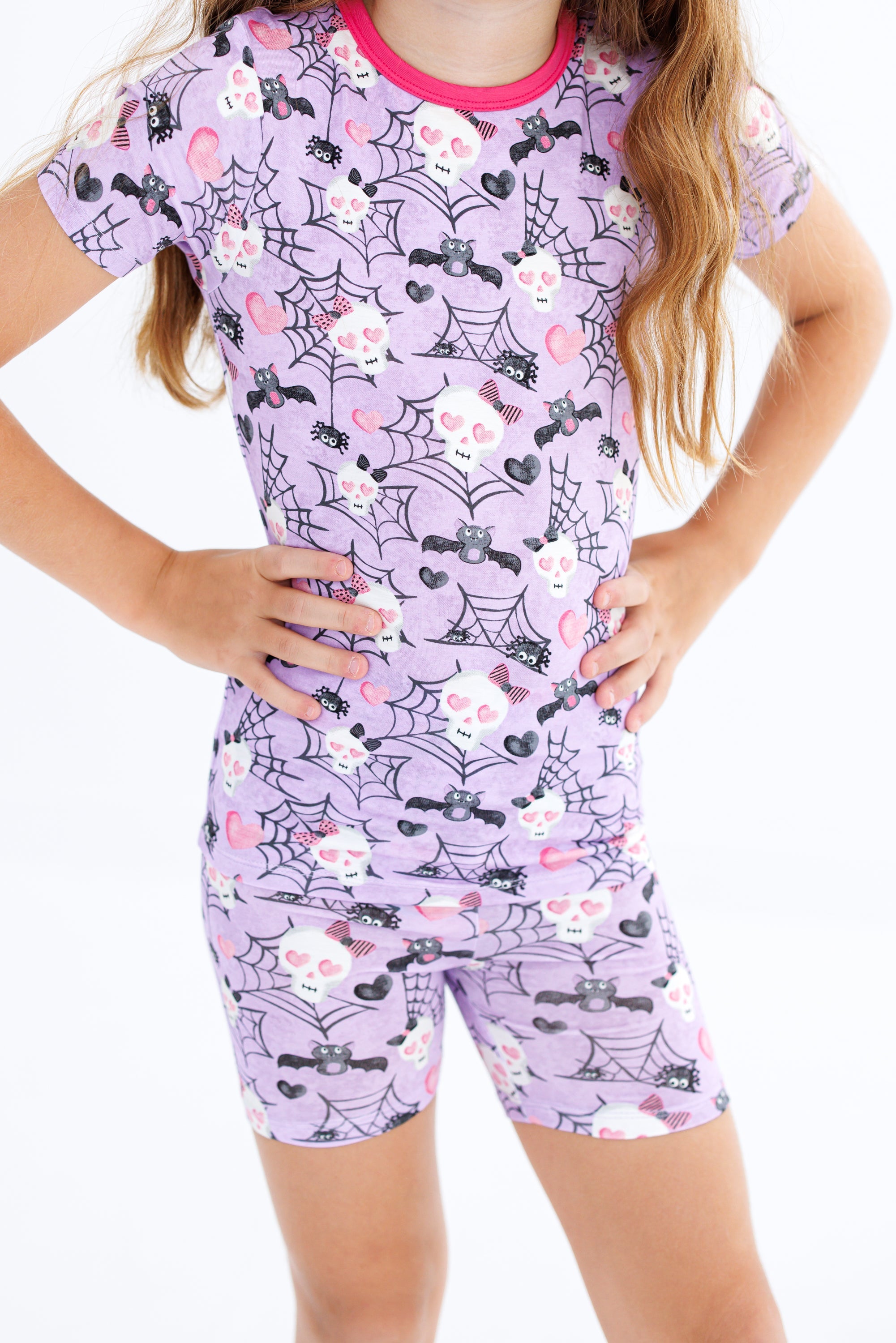 Carrie 2-piece Glow-in-the-dark Pajamas: Short