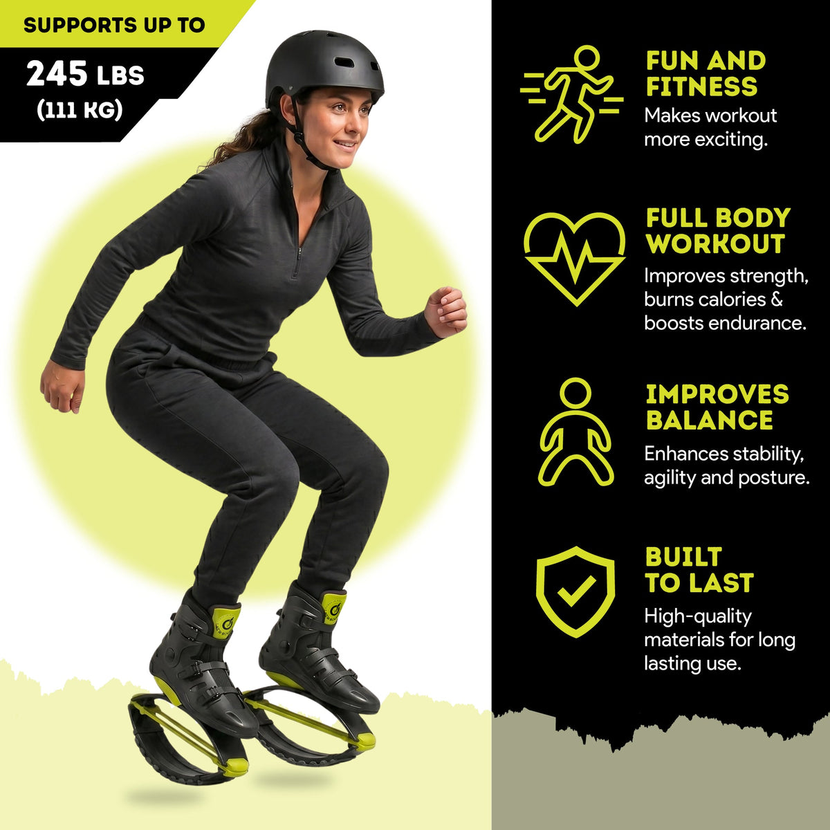 Jumping Shoes For Adults - Green