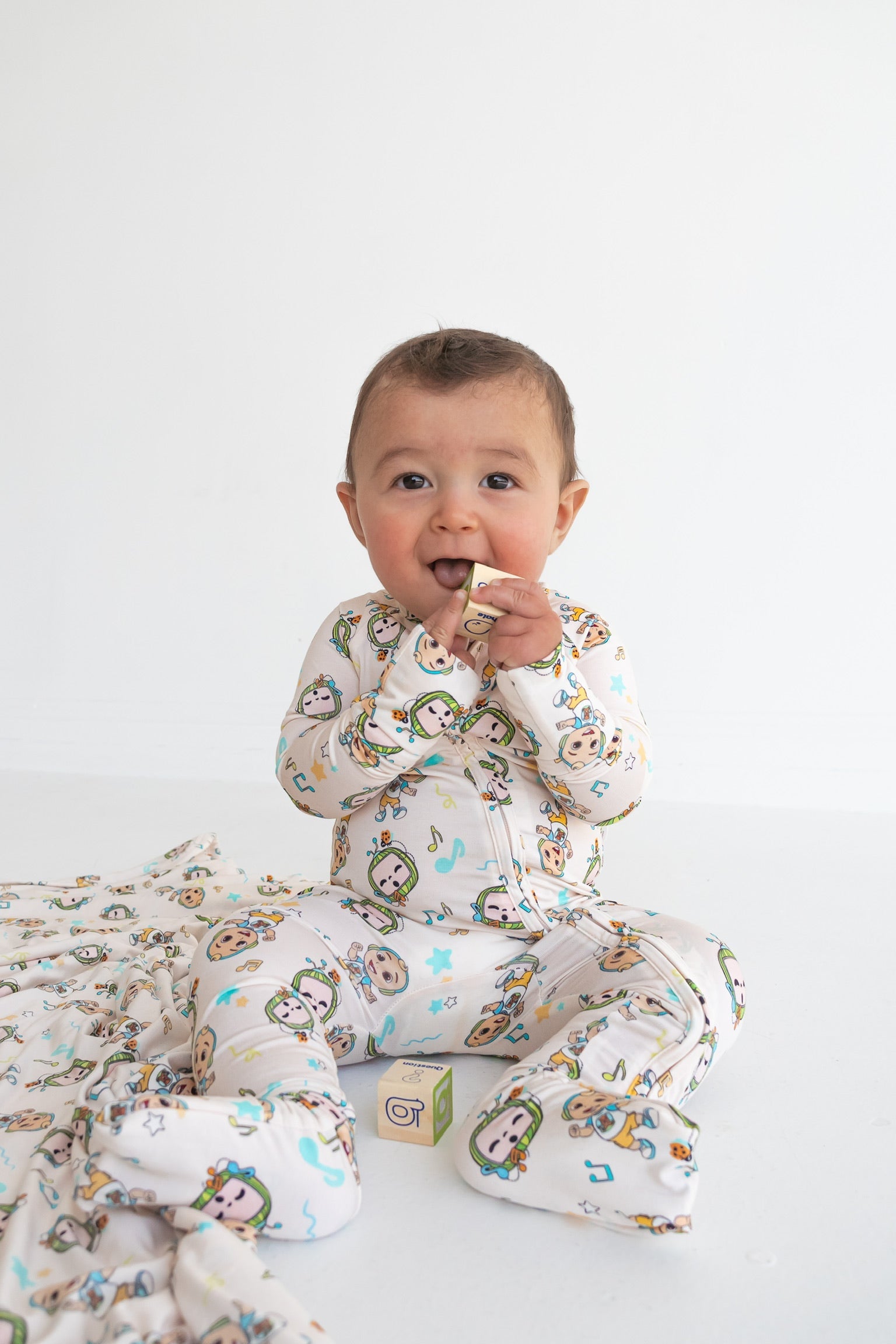 Dream Big Little Co X Cocomelon Jj Musical Melon Dream Romper
