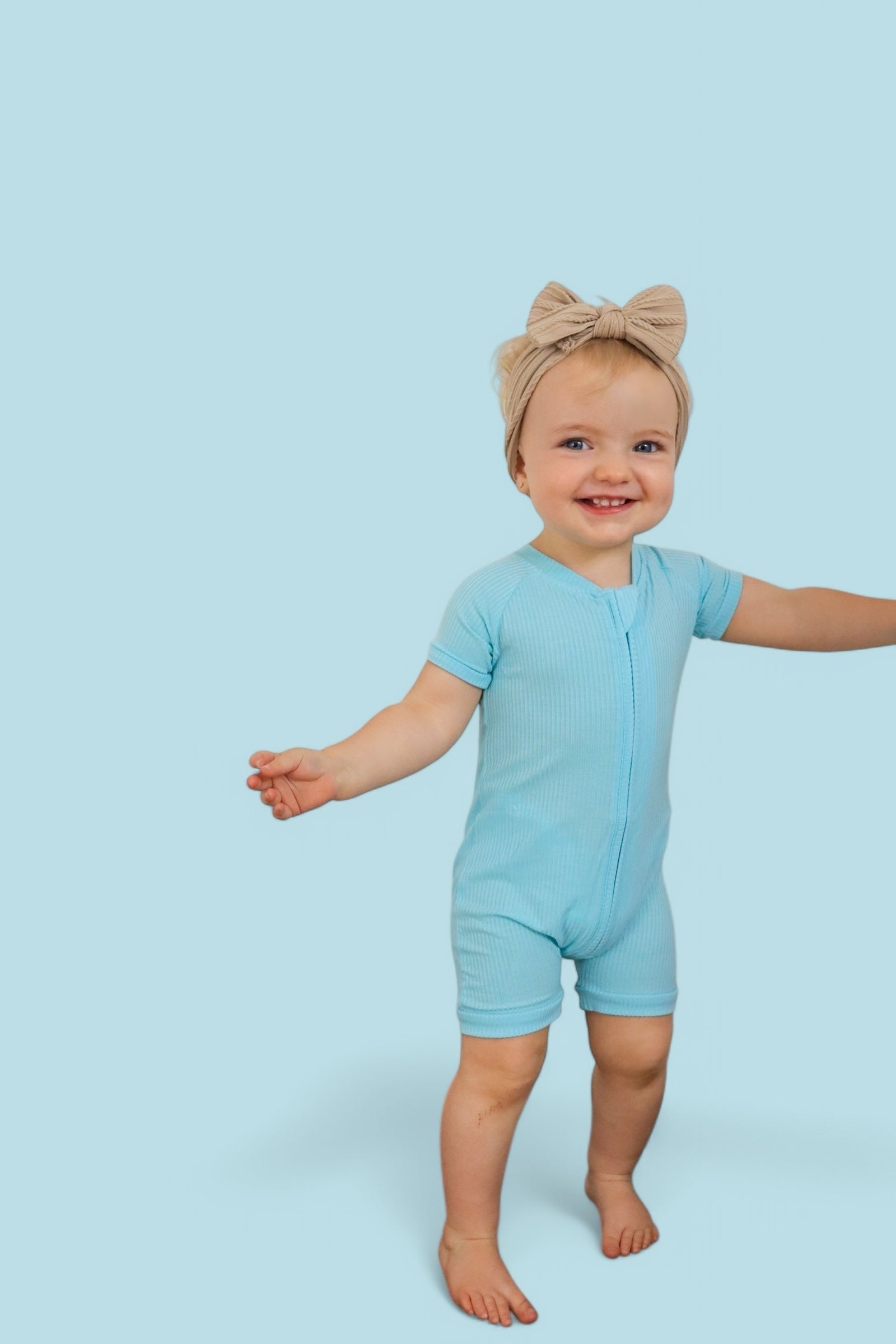 Capri Blue Rib Dream Shortie