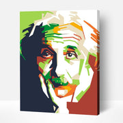 Albert Einstein – Paint By Numbers Kit | Artwille | 14x18 Inch Canvas