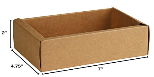 Clear Kraft Paper Sliding Gift Box 12 Pack 7 X 4.75 X 2