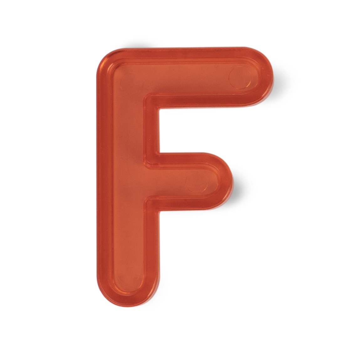 Translucent Uppercase Letters 76 Pcs