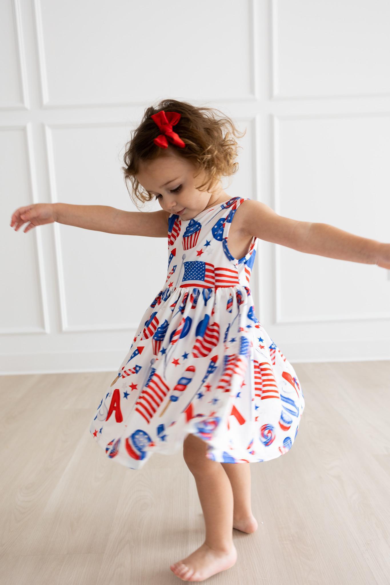 Party In The Usa Tank Twirl Dress