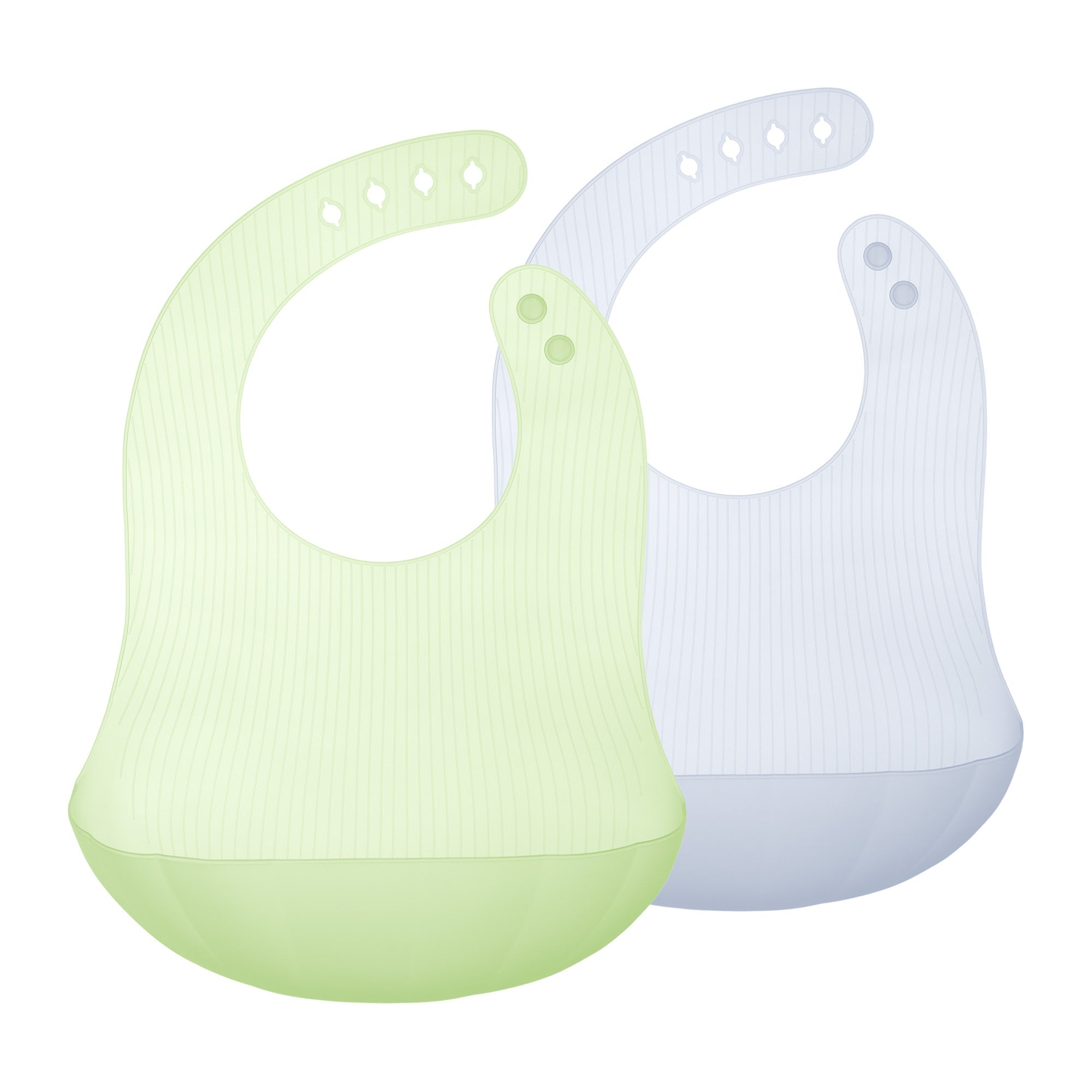 Silicone Bib For Mess-free Self-feeding