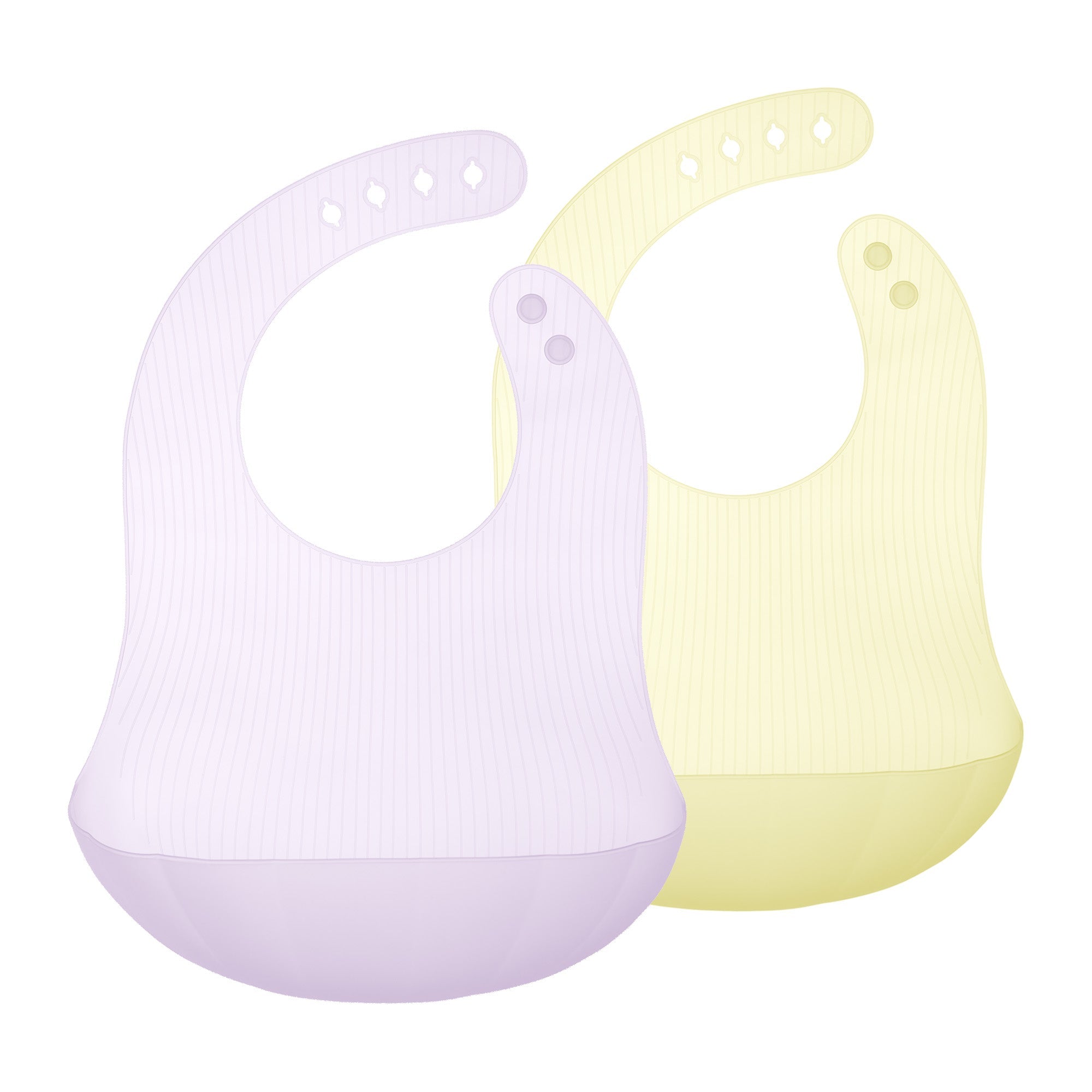Silicone Bib For Mess-free Self-feeding