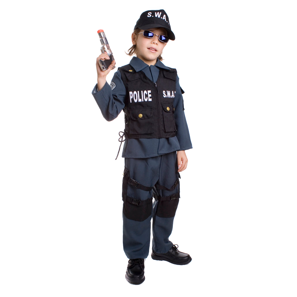 S.w.a.t. Police Officer Costume - Kids