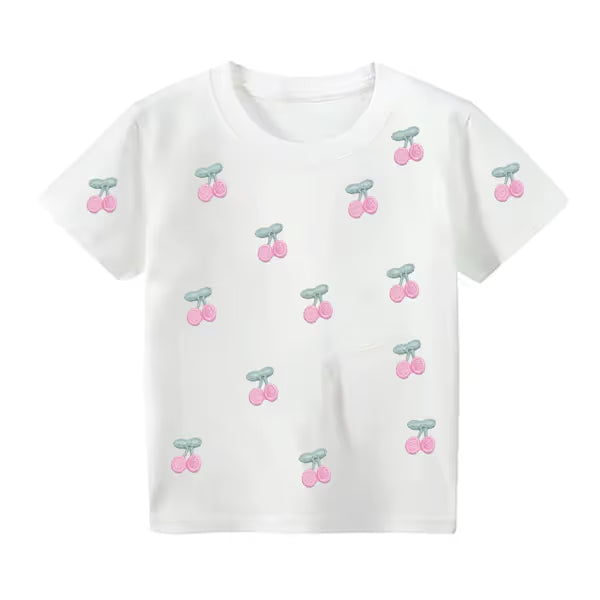 Tweenstyle By Stoopher - Cherries Patch Tee - White