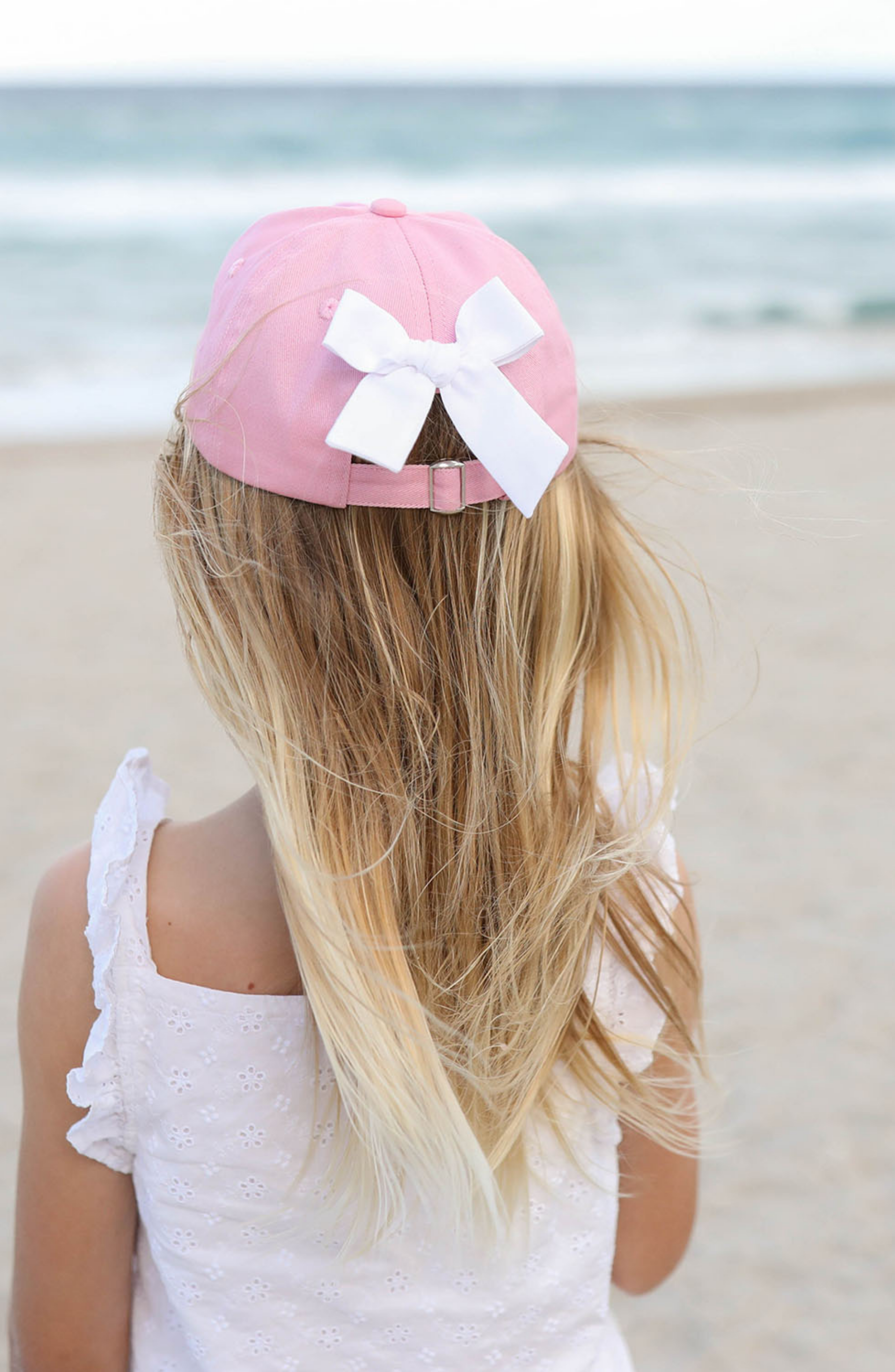 Strawberry Bow Baseball Hat (baby/toddler, Youth)