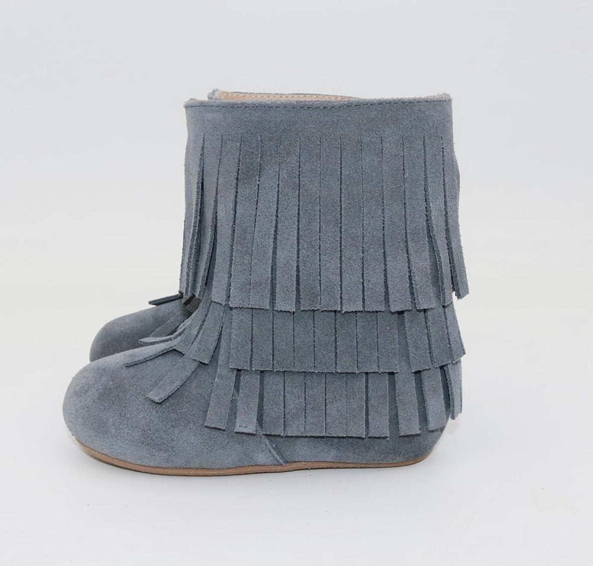 Kenzie Fringe 𝐁𝐎𝐎𝐓𝐒 - Grey