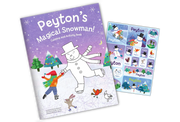 My Magical Snowman Personalized Coloring Book and Sticker Gift Set