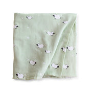 "Funny Farm" Muslin Swaddle